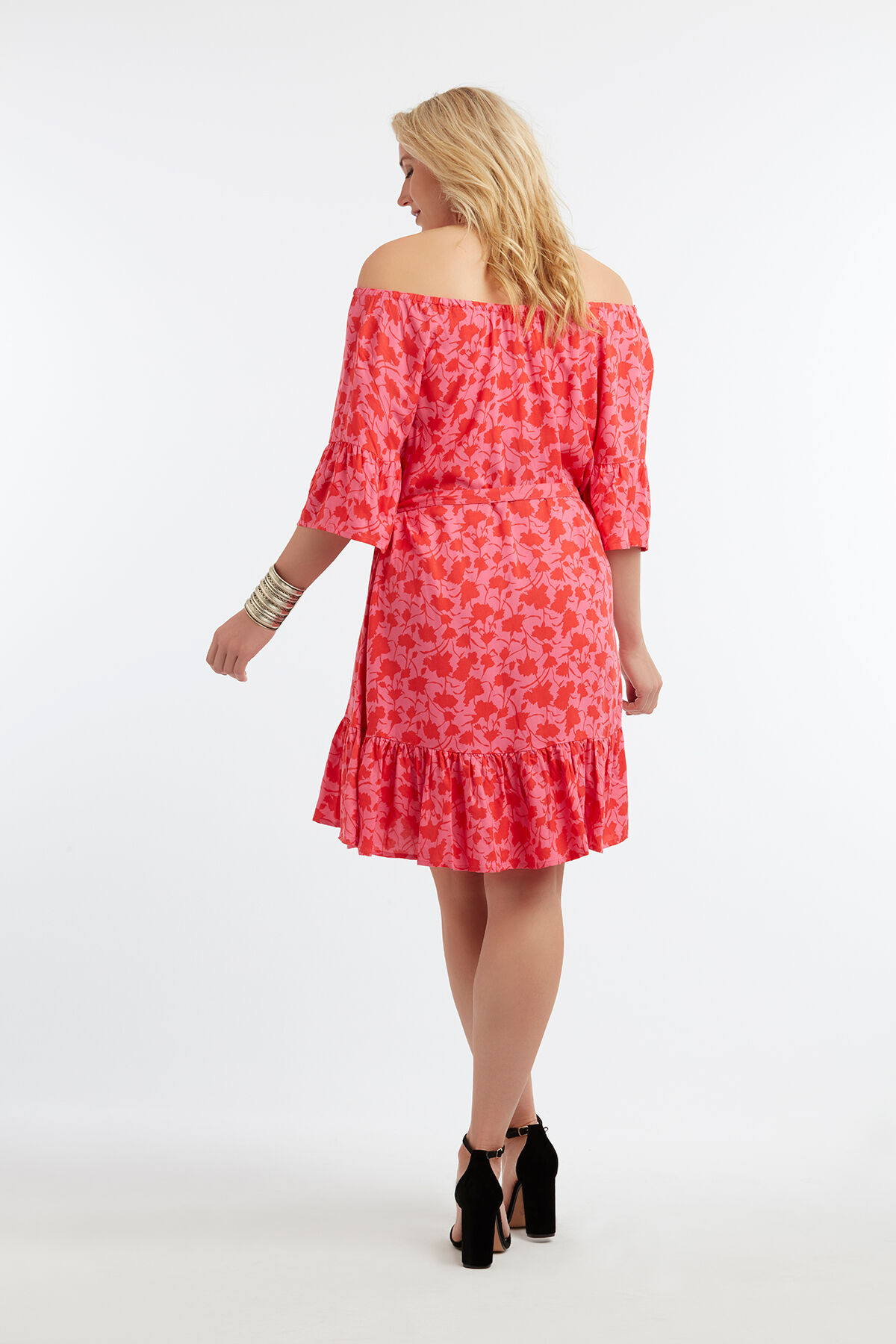 Jurk met bloemenprint image number 4