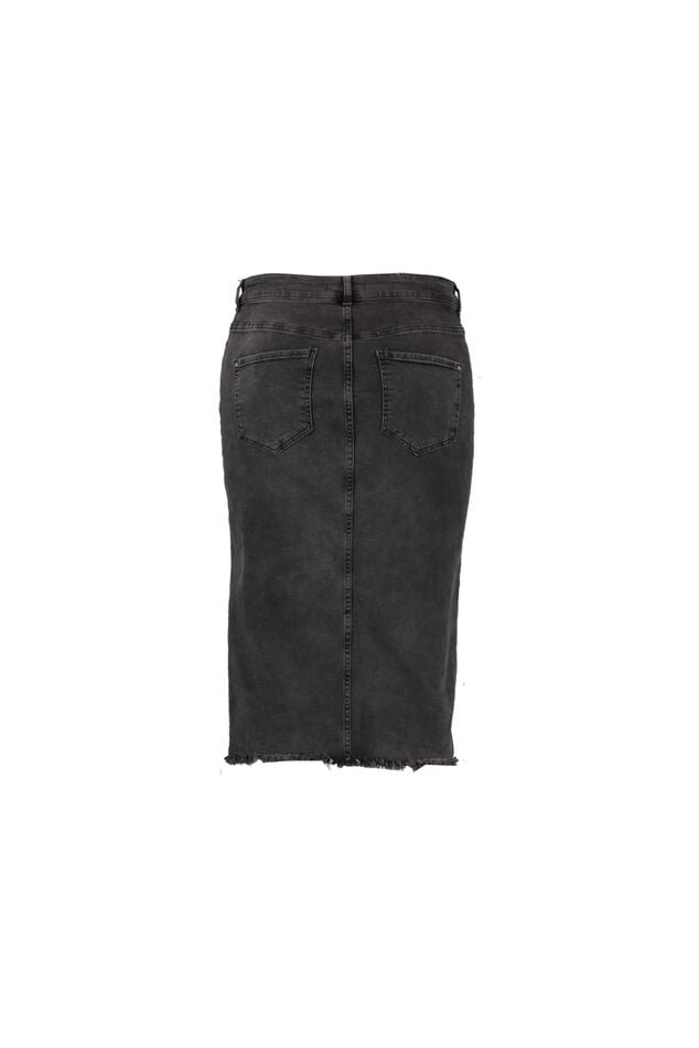 Denim rok met split image number 2