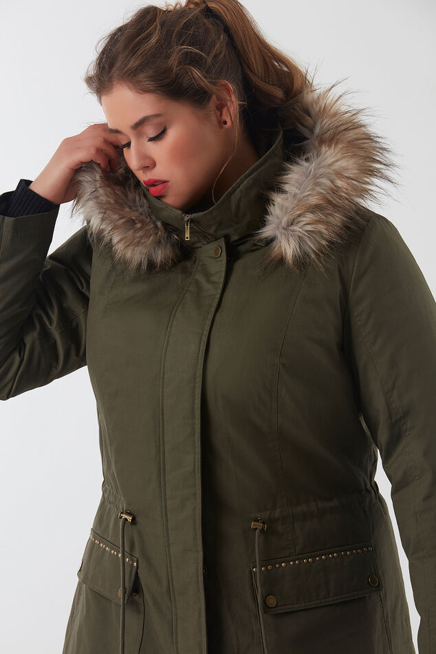 Parka met studs image number 3