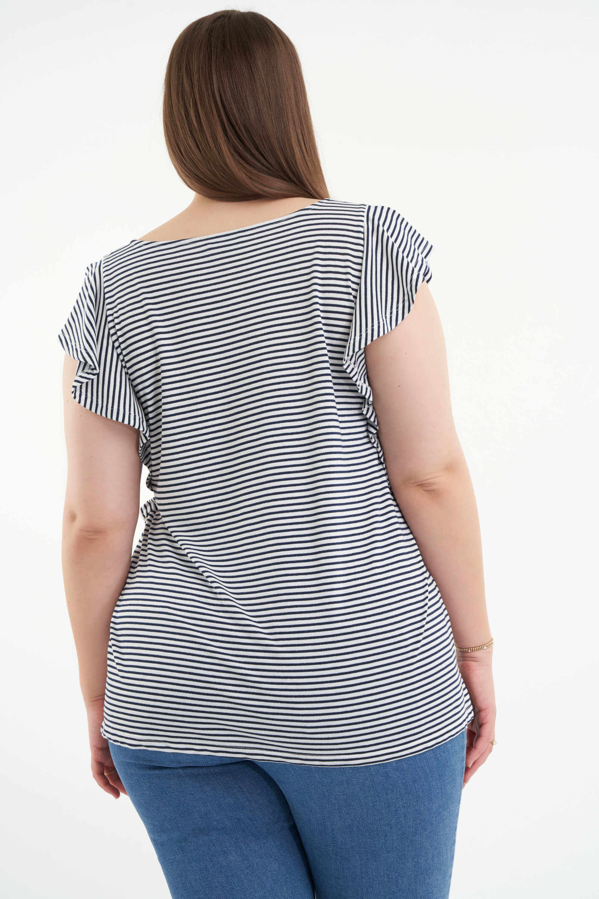 T-shirt met strepen image number 4