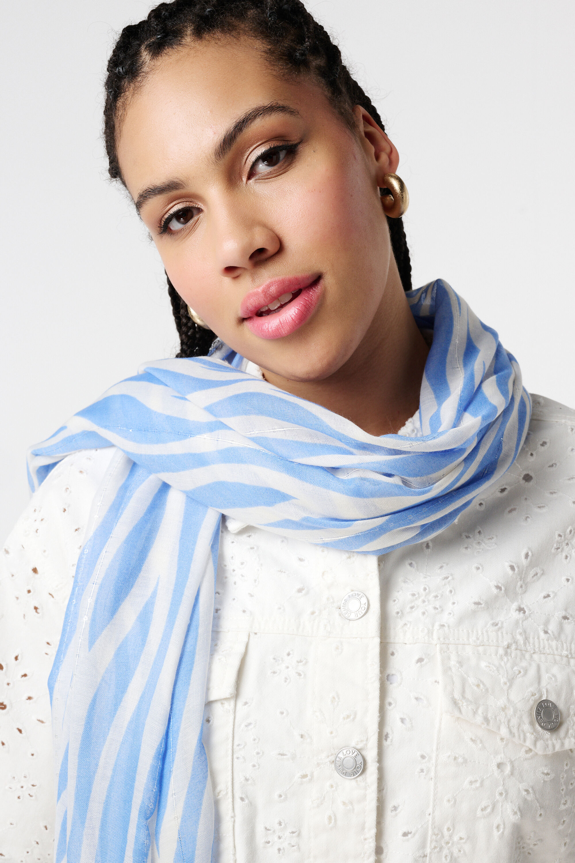 Sjaal met zebraprint image number 2