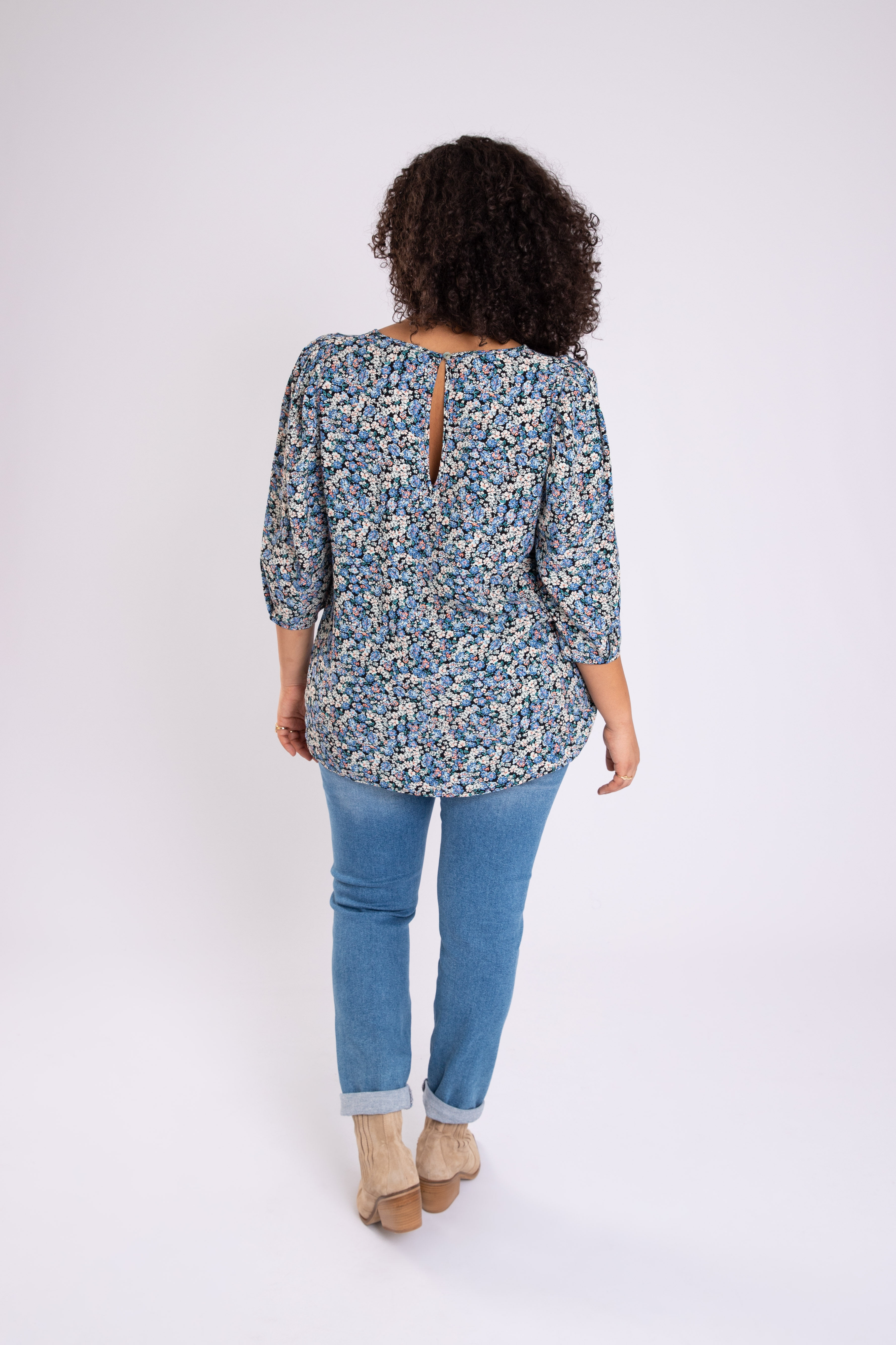 Blouse met pofmouw image number 4