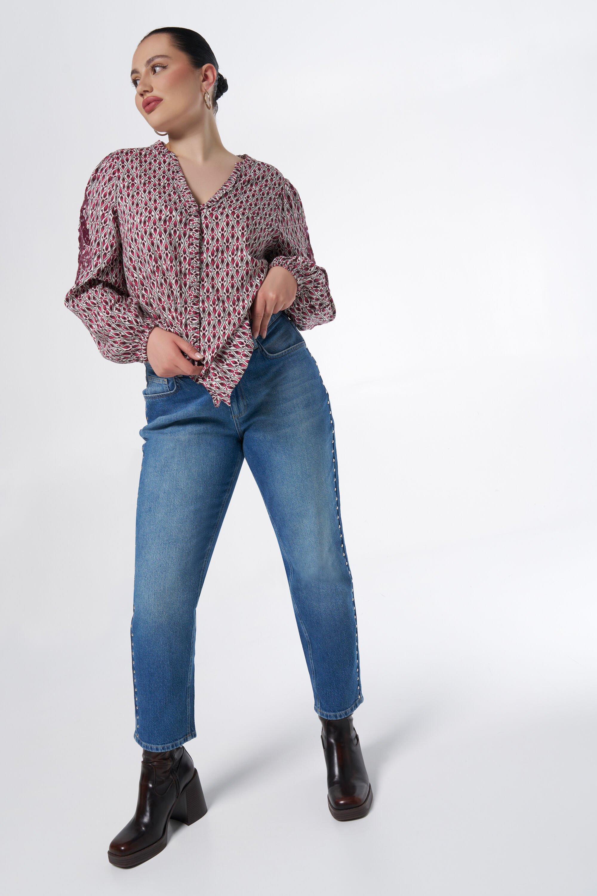 Blouse met broderie image number 5