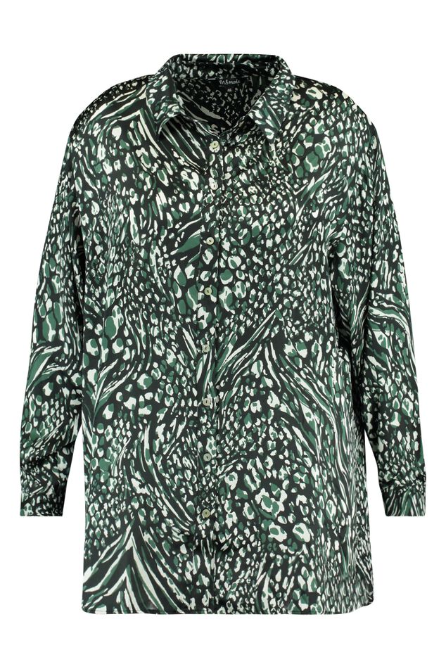 Satijnen blouse met print image number 1