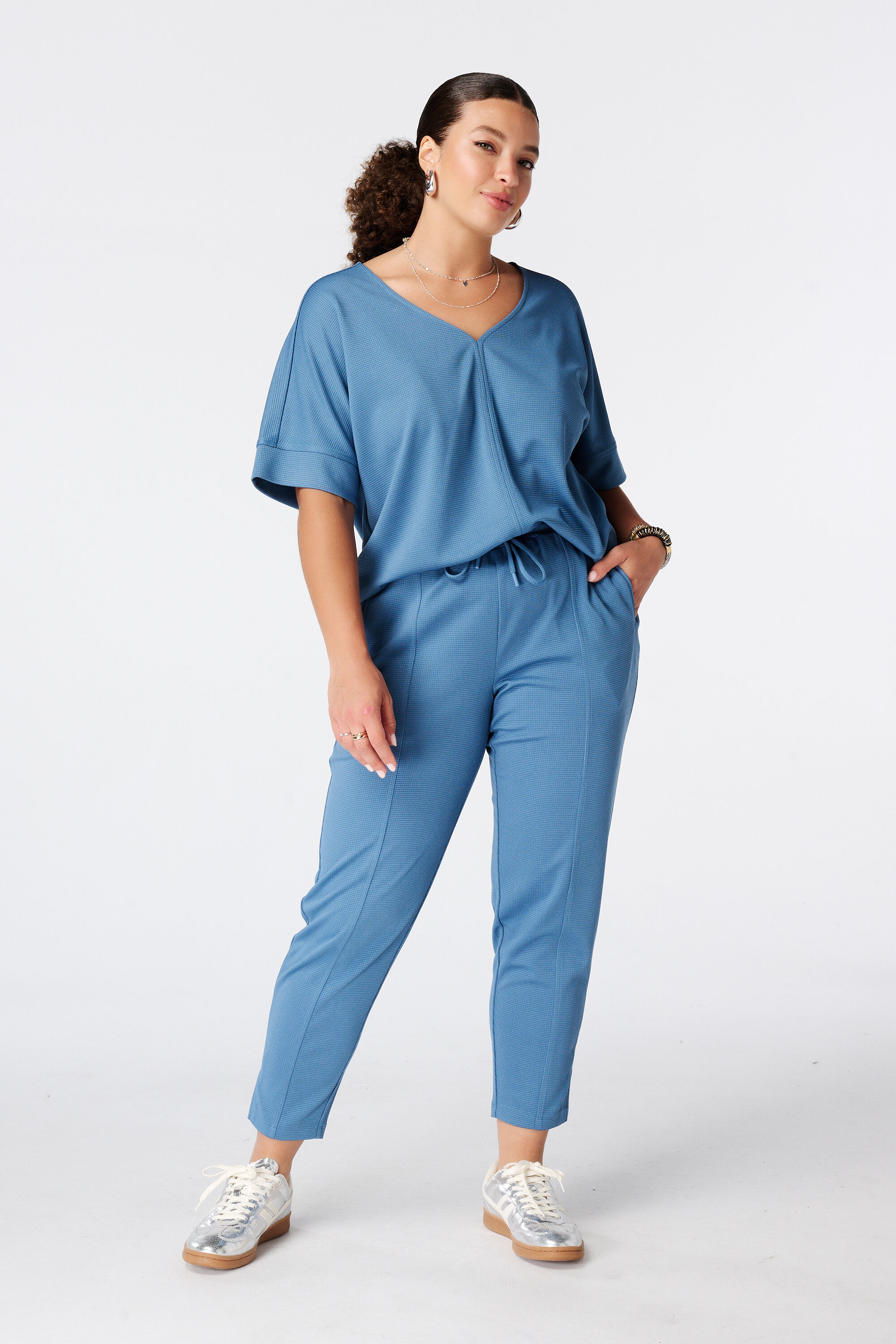 Broek met strikkoord
