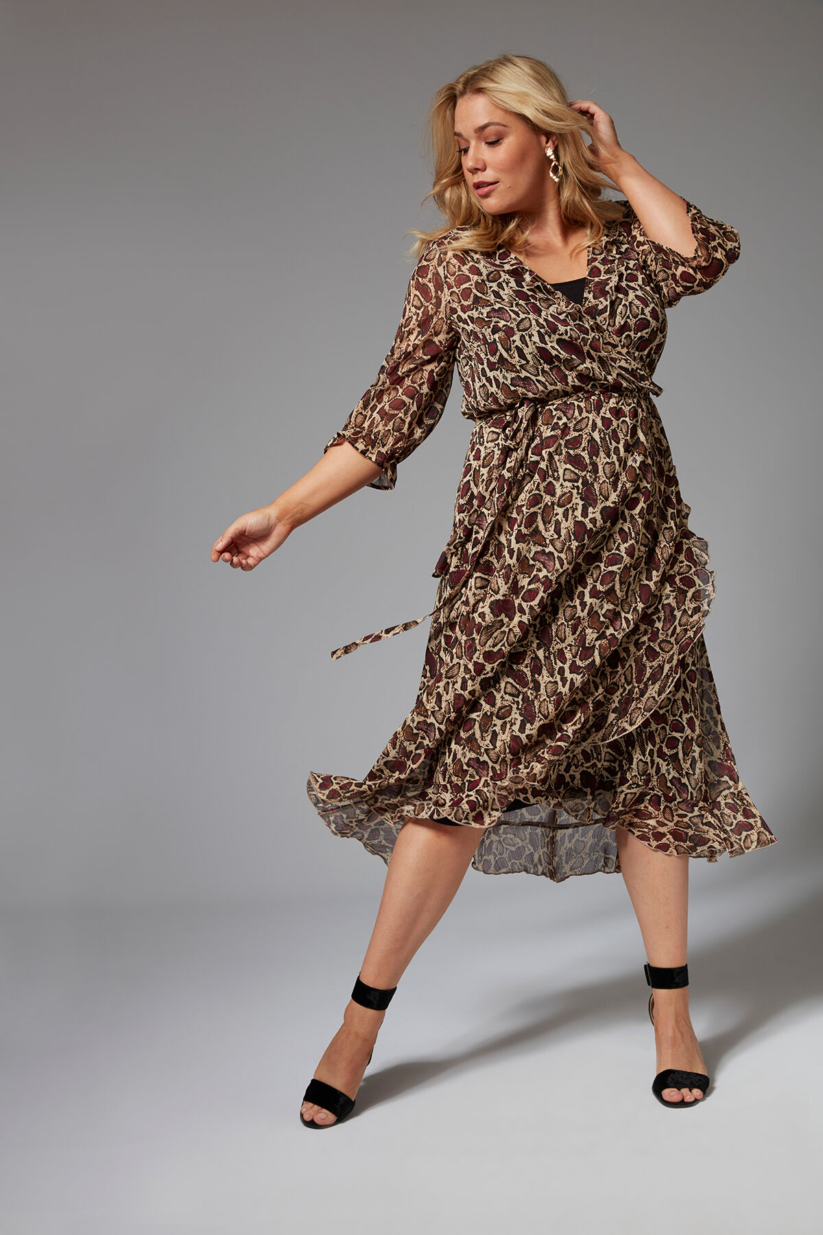 Dames overslagjurk MS Mode