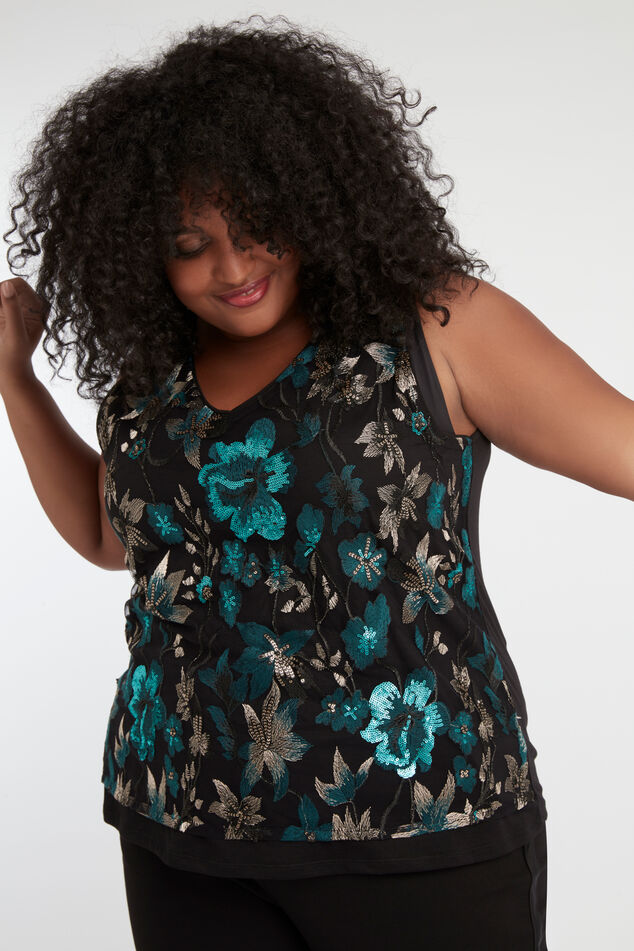 Top met embroidery image number 0
