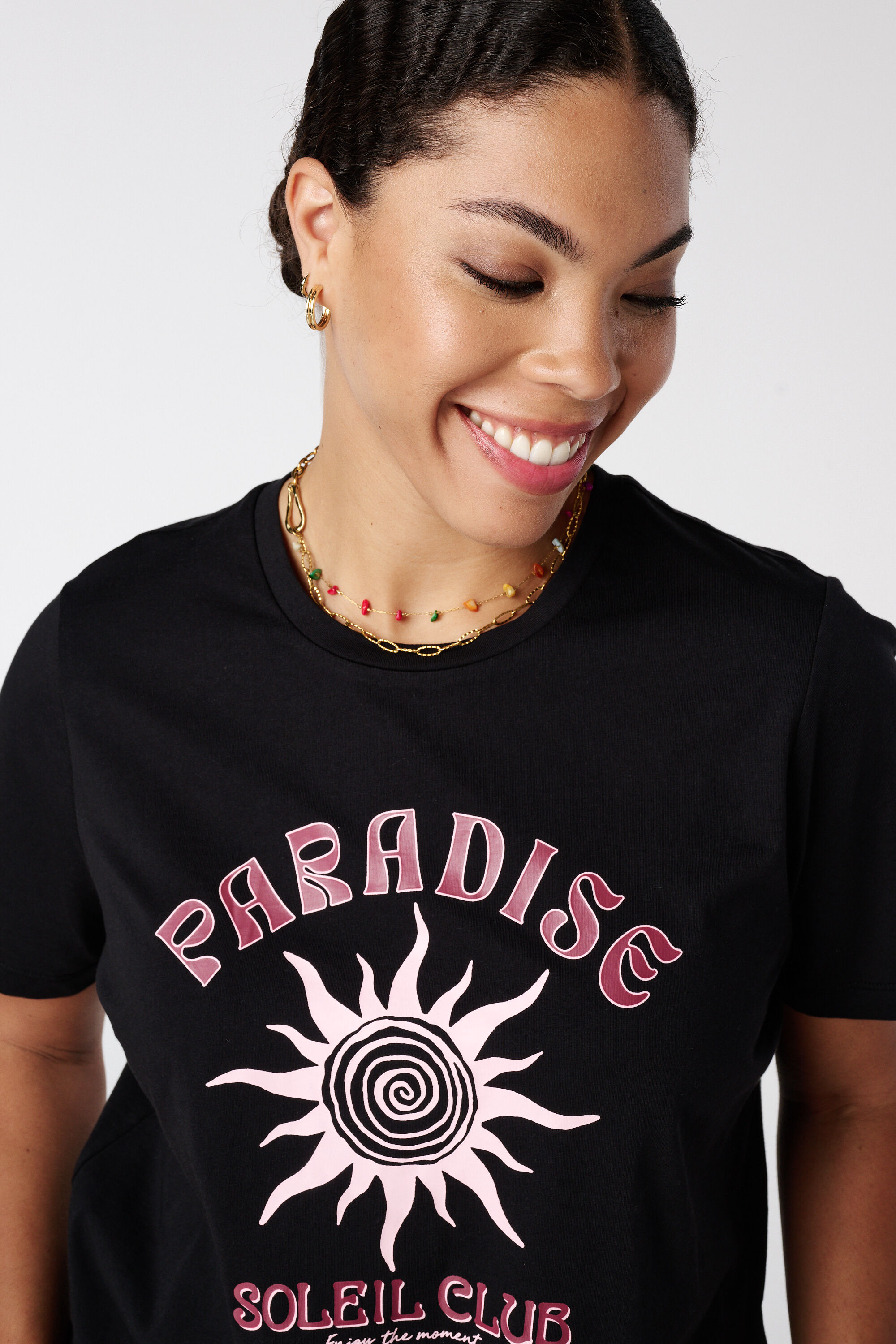 T-shirt met print image number 4