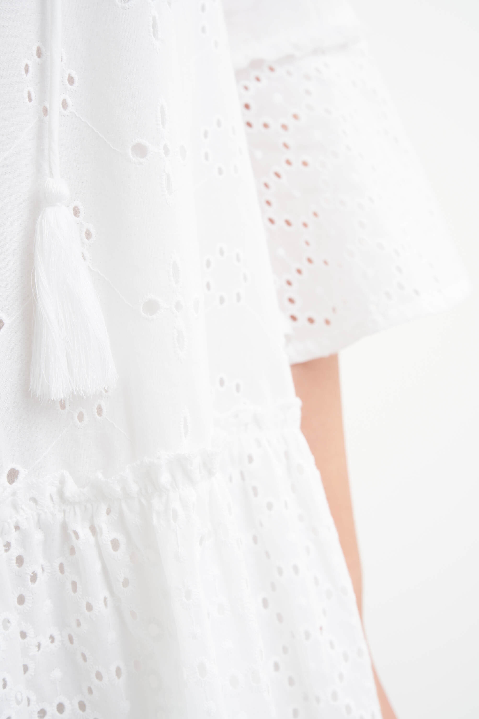 Dames Jurk met broderie anglaise MS Mode