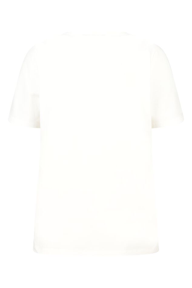T-shirt met borduursel image number 2