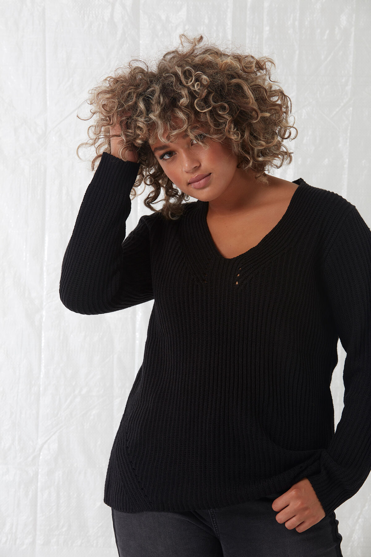 Ajour pullover  image number 3