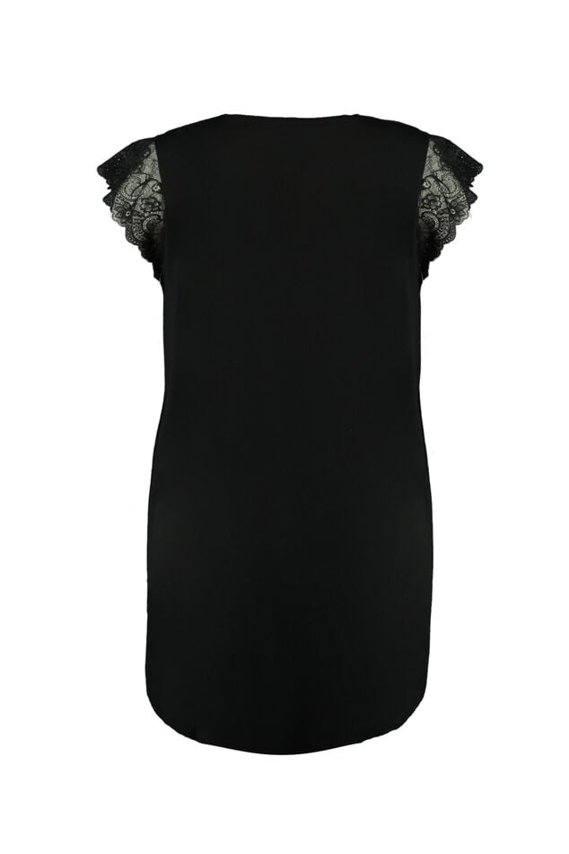 Nachthemd met kanten detail image number 3