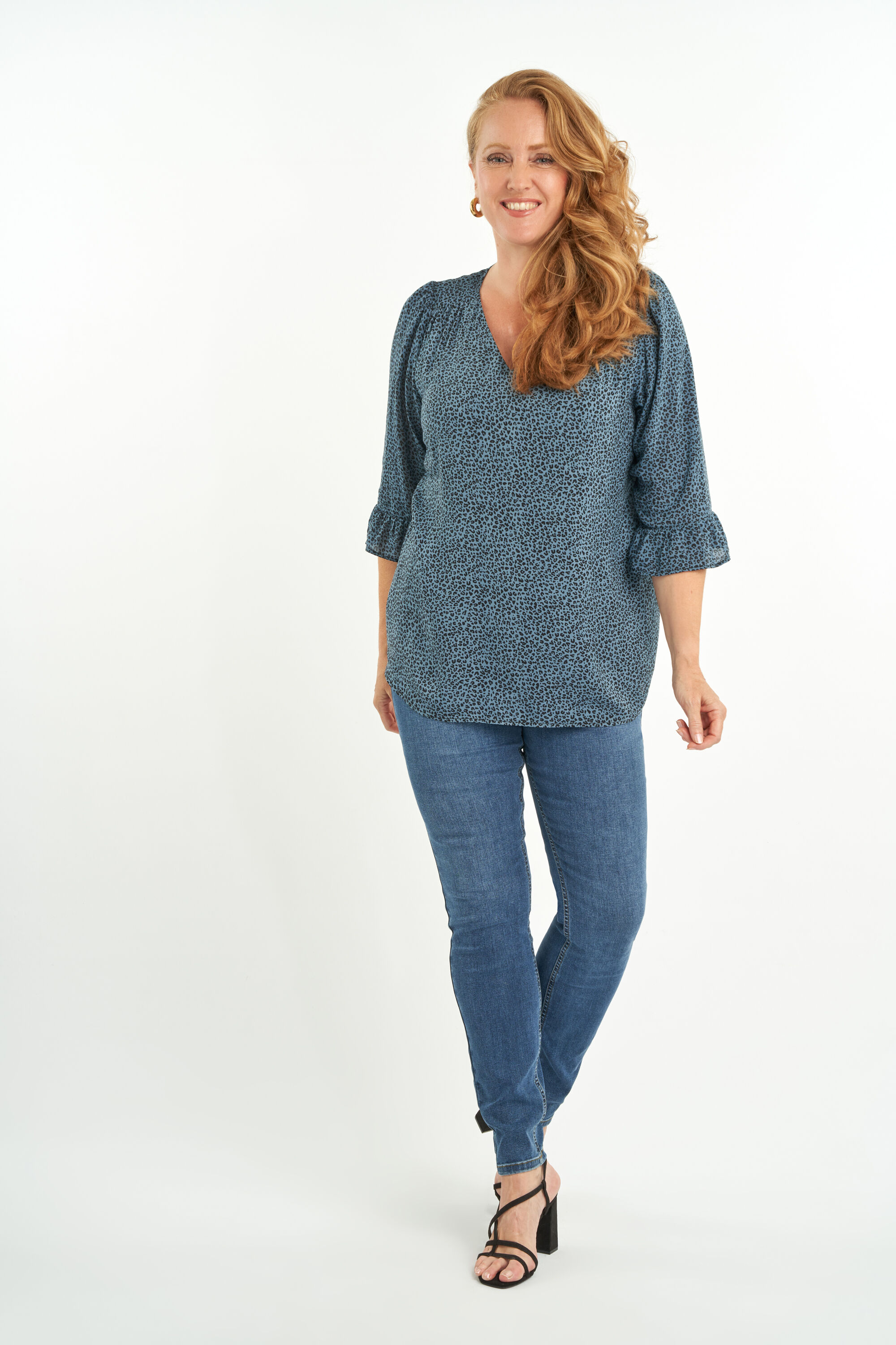 Blouse met print image number 6