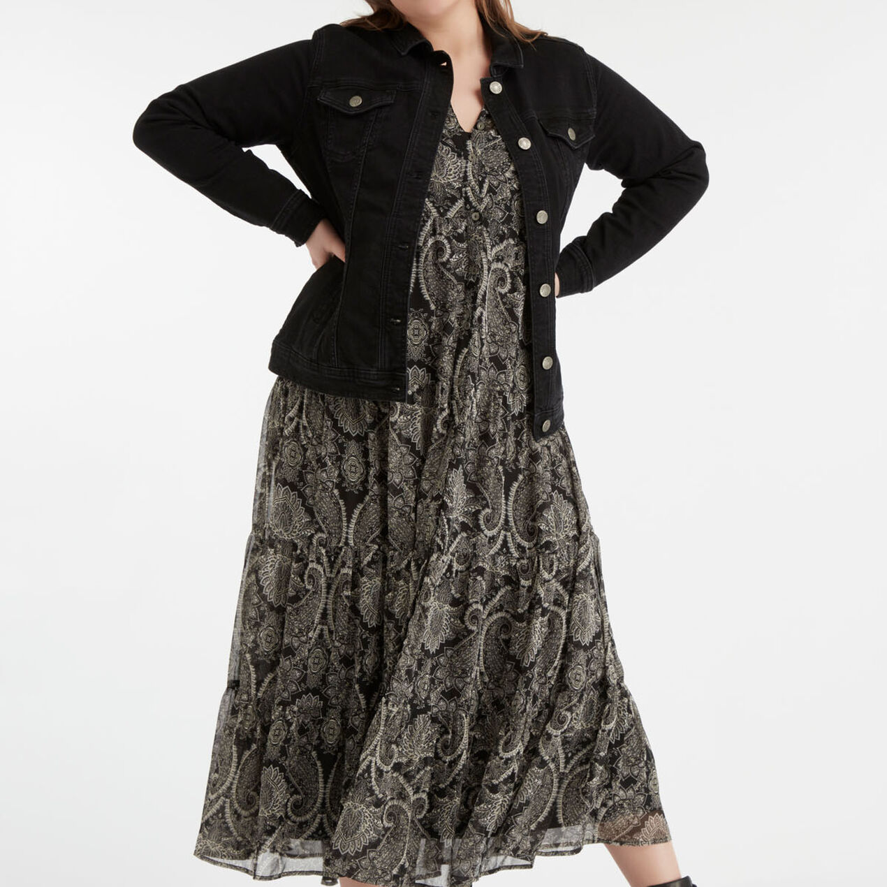 Lookbook Long Paisley Dress