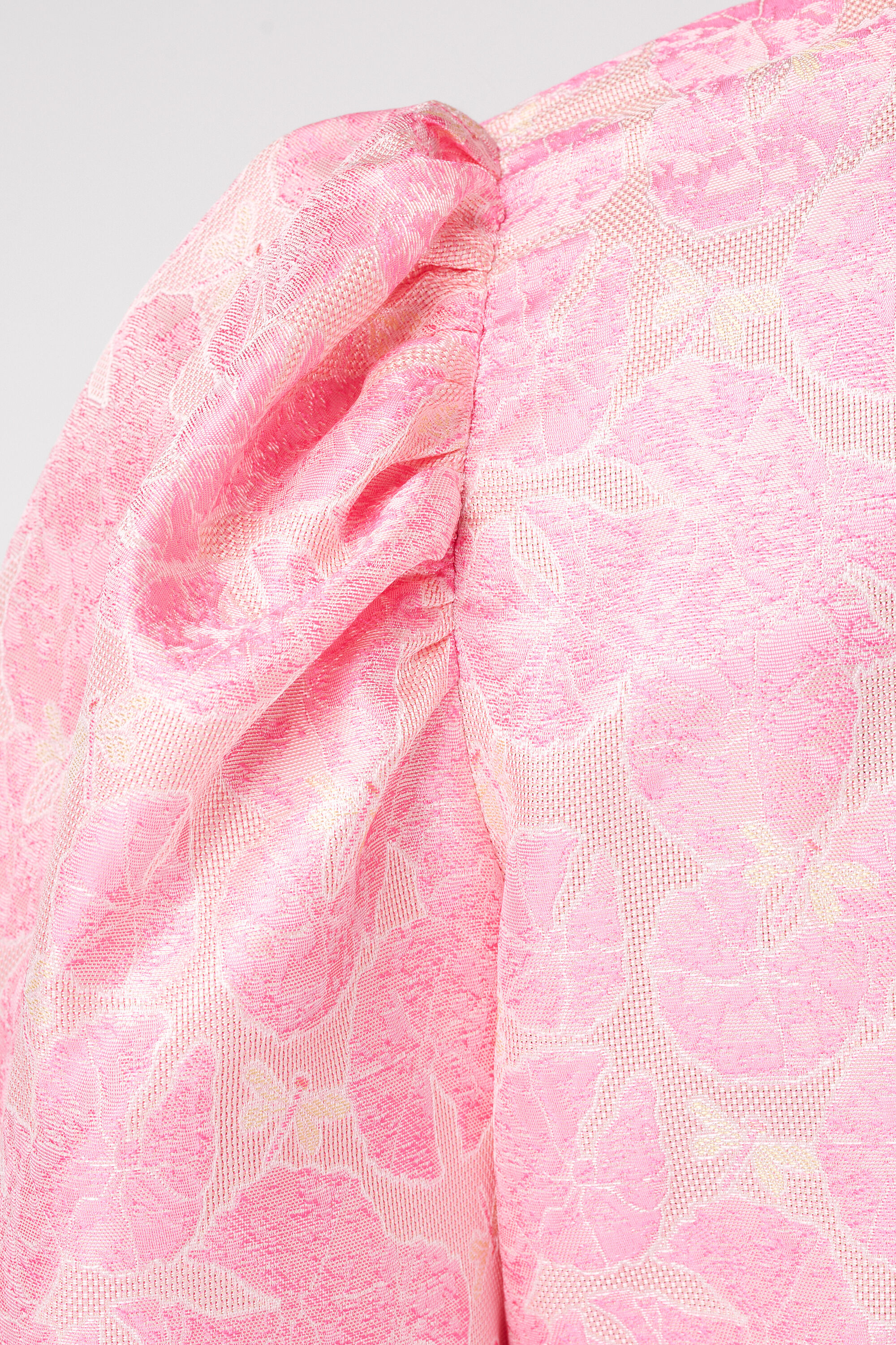 Jacquard blouse met bloemenprint image number 6