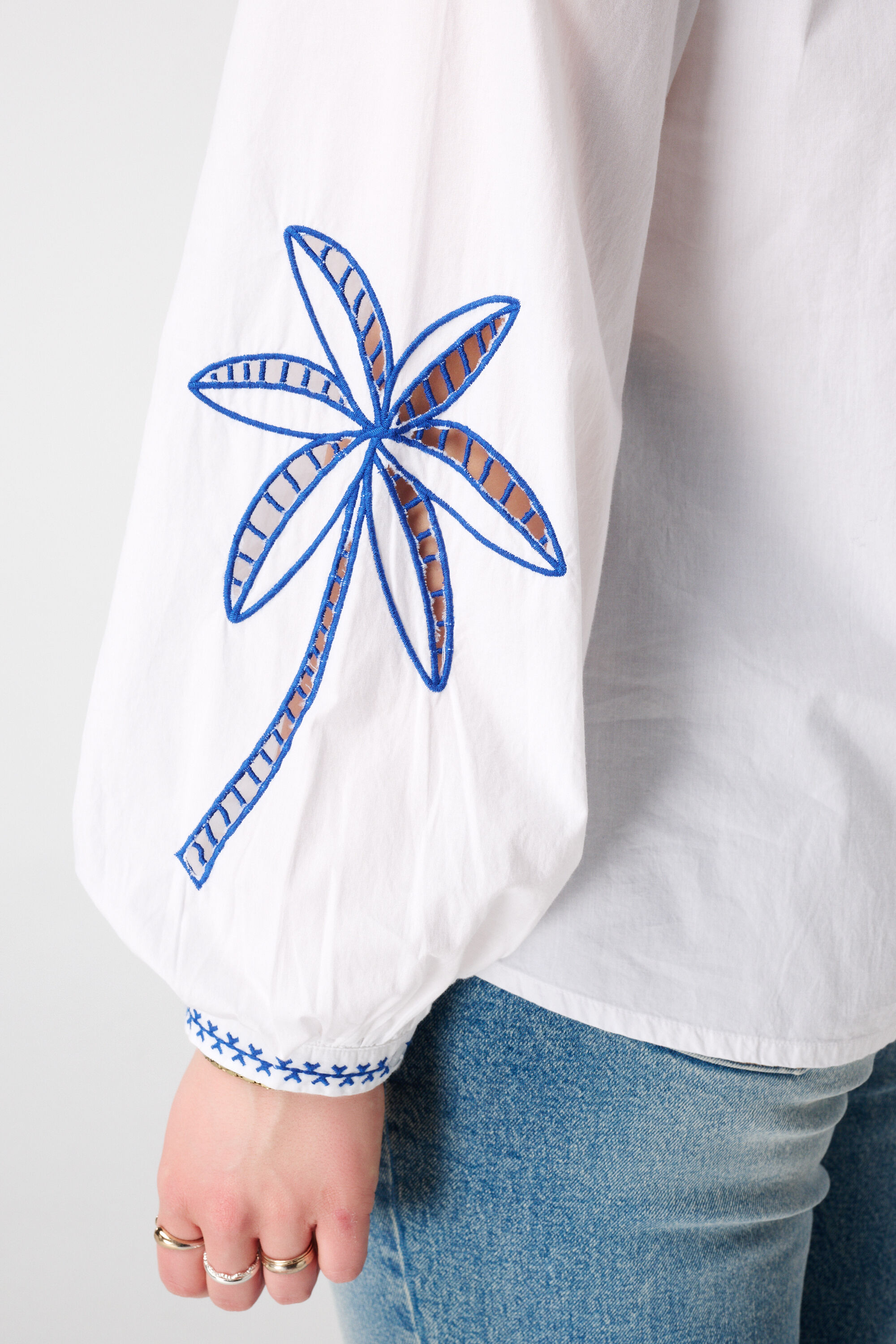 Blouse met broderie image number 6