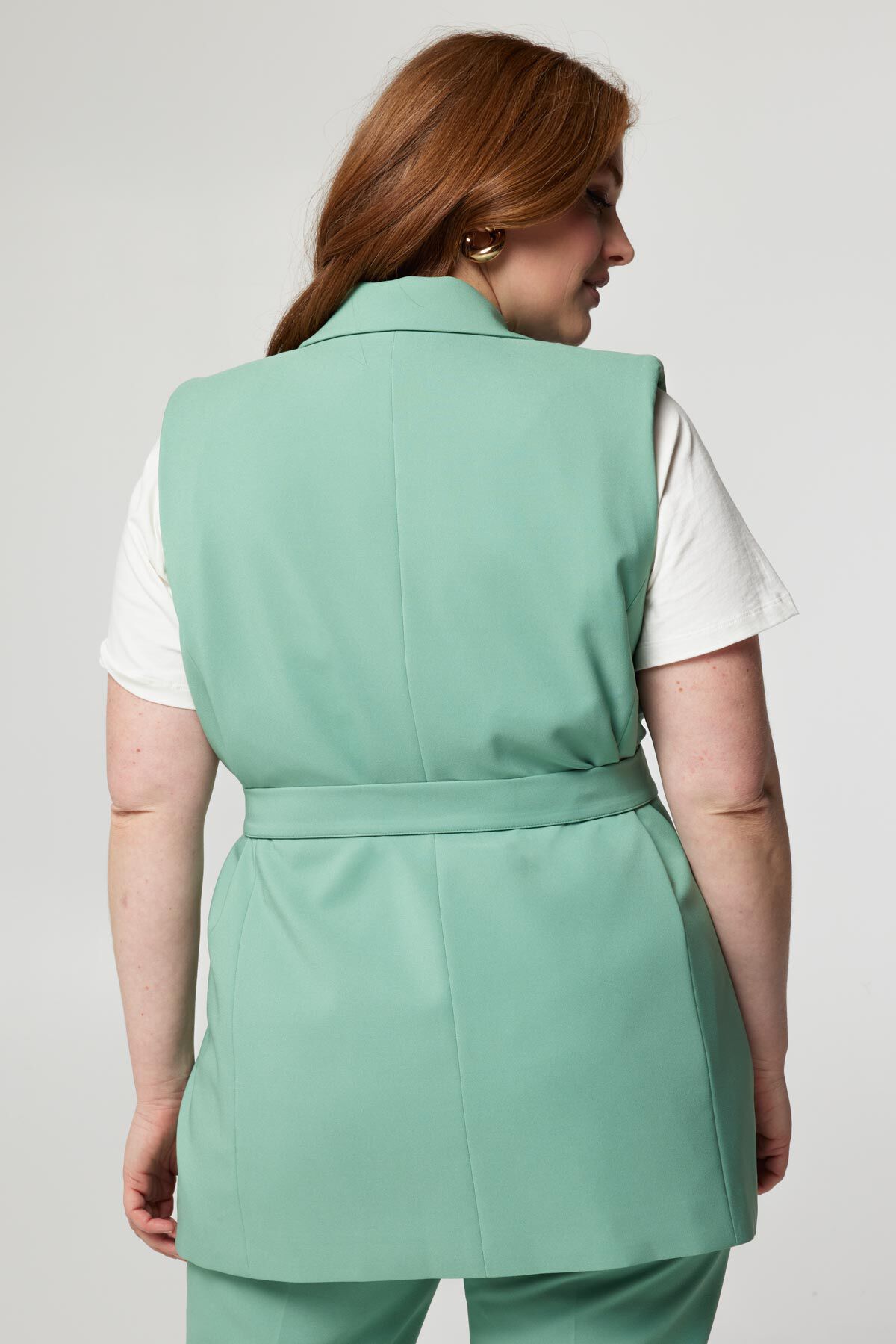 Gilet met bijpassende riem image number 3