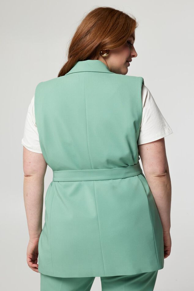 Gilet met bijpassende riem image number 3