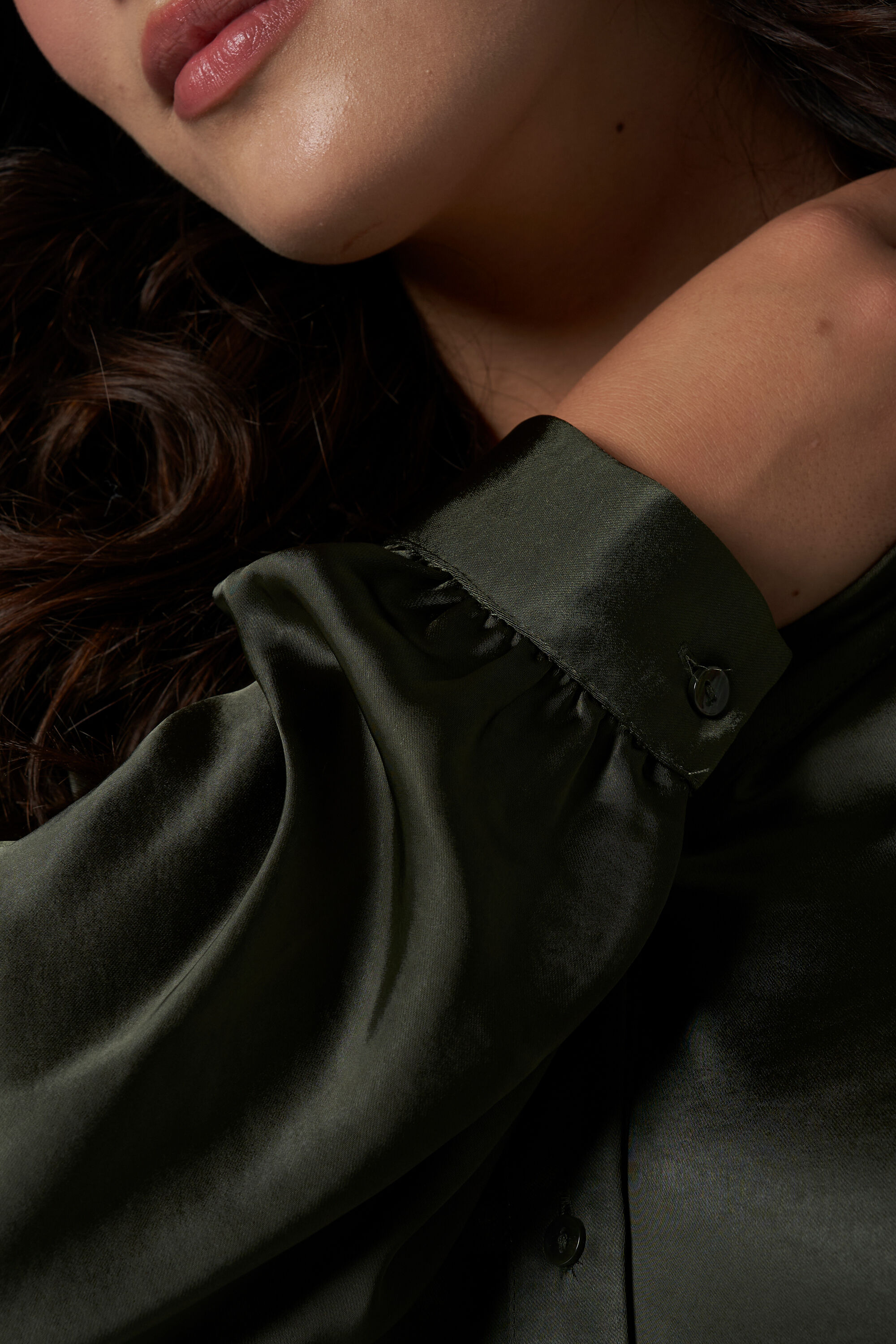 Blouse met satijnlook image number 4