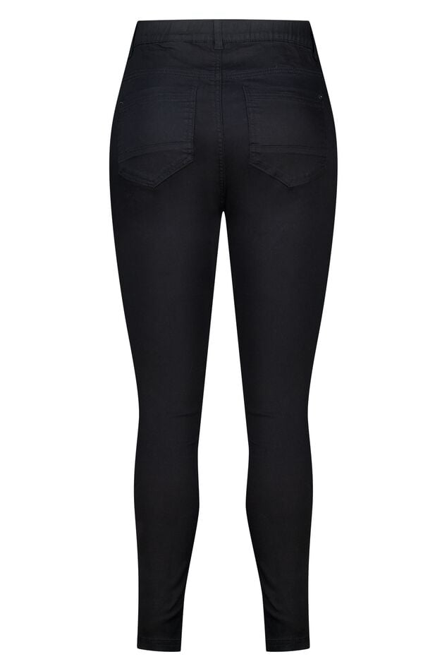 Tregging met denim look image number 2