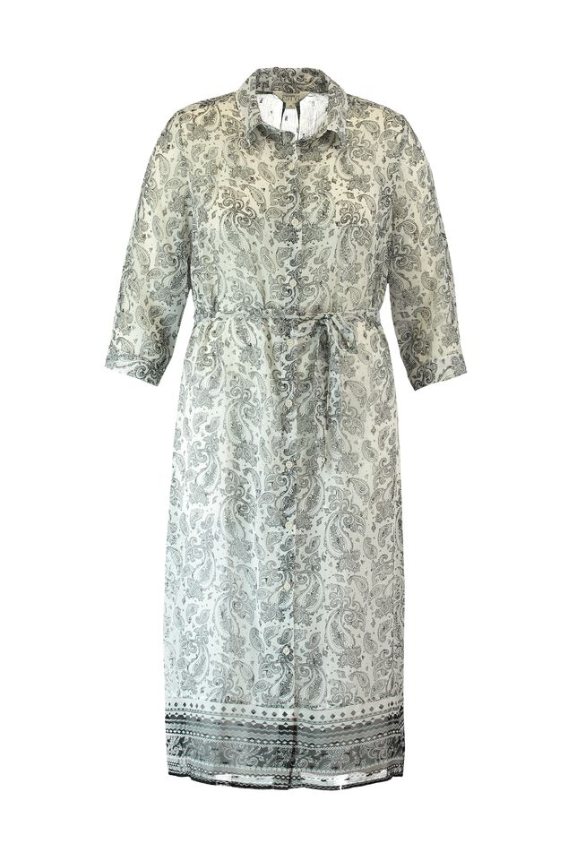 Transparante blouse met bloemenprint image number 1
