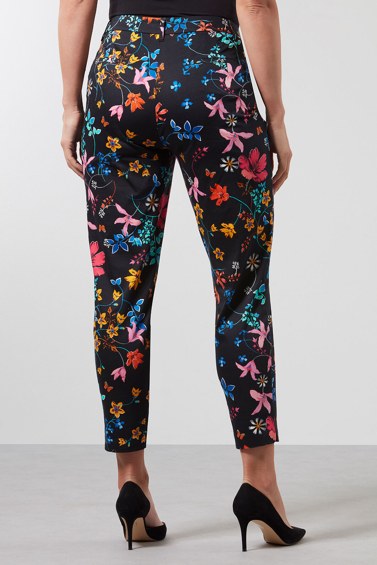 Pantalon met bloemenprint image number 4