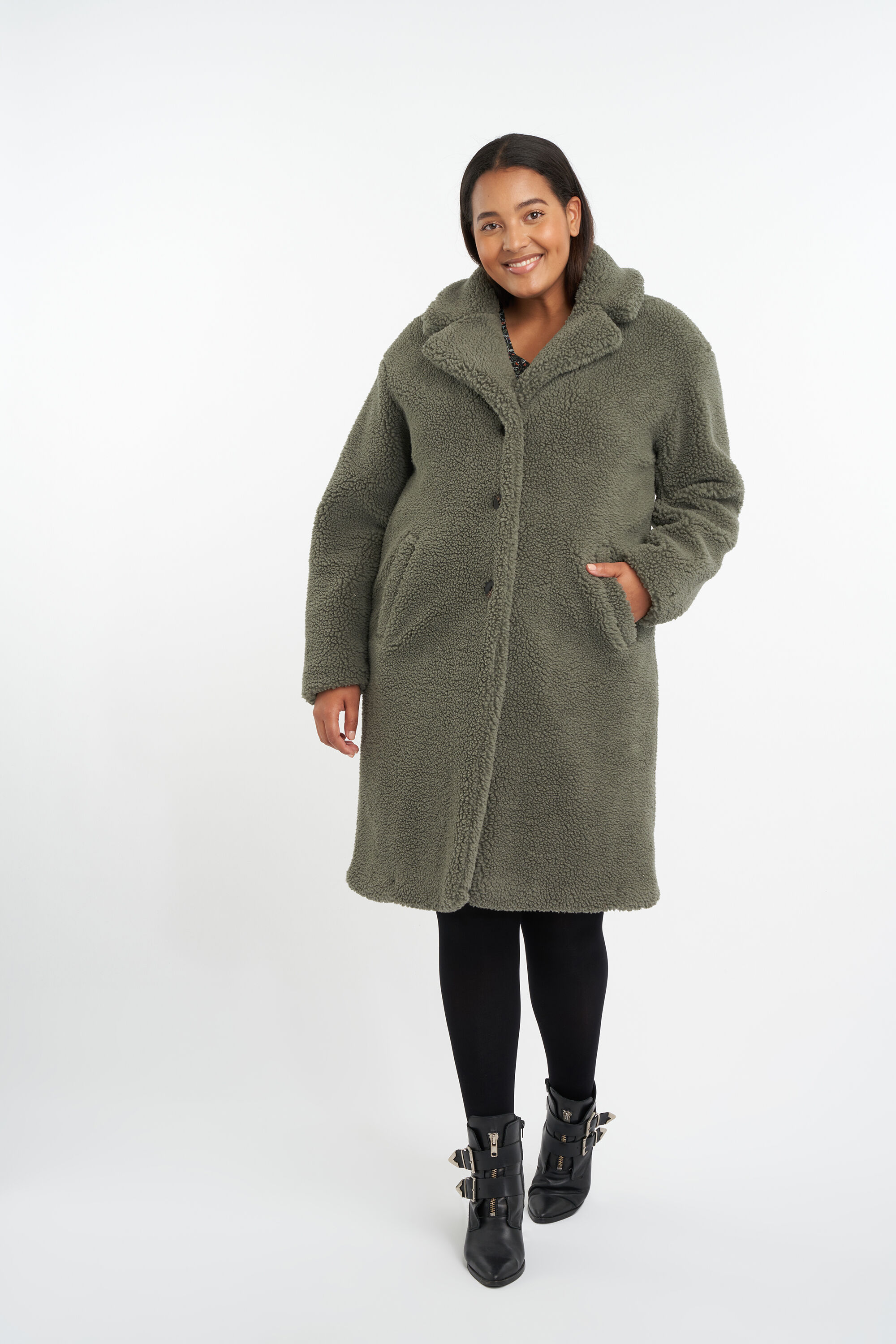 Oversized teddy jas image number 5