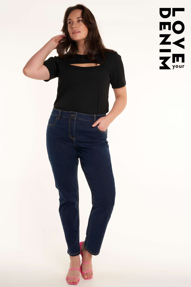 Loose leg jeans ROSE image number 0