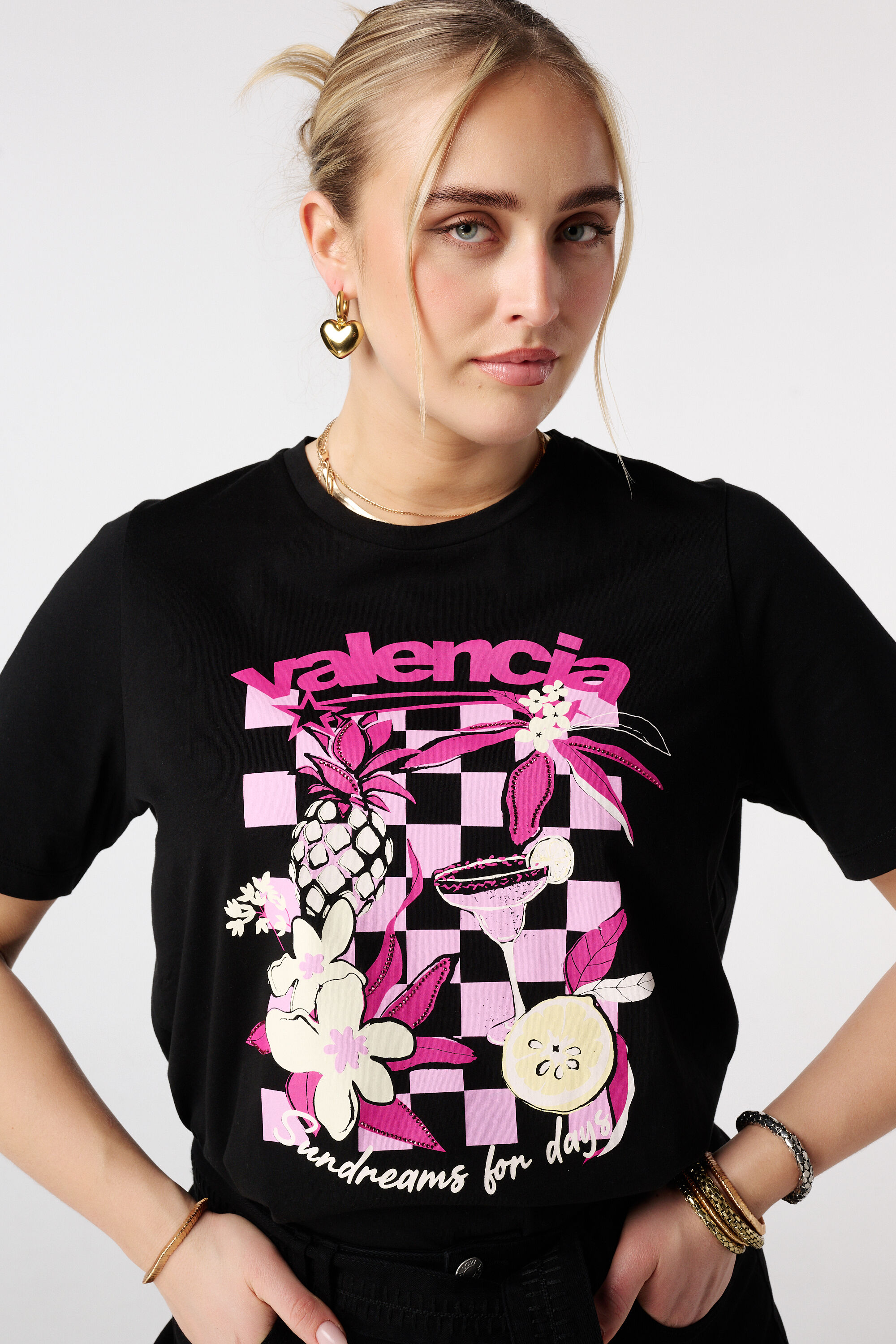 T-shirt met print image number 4