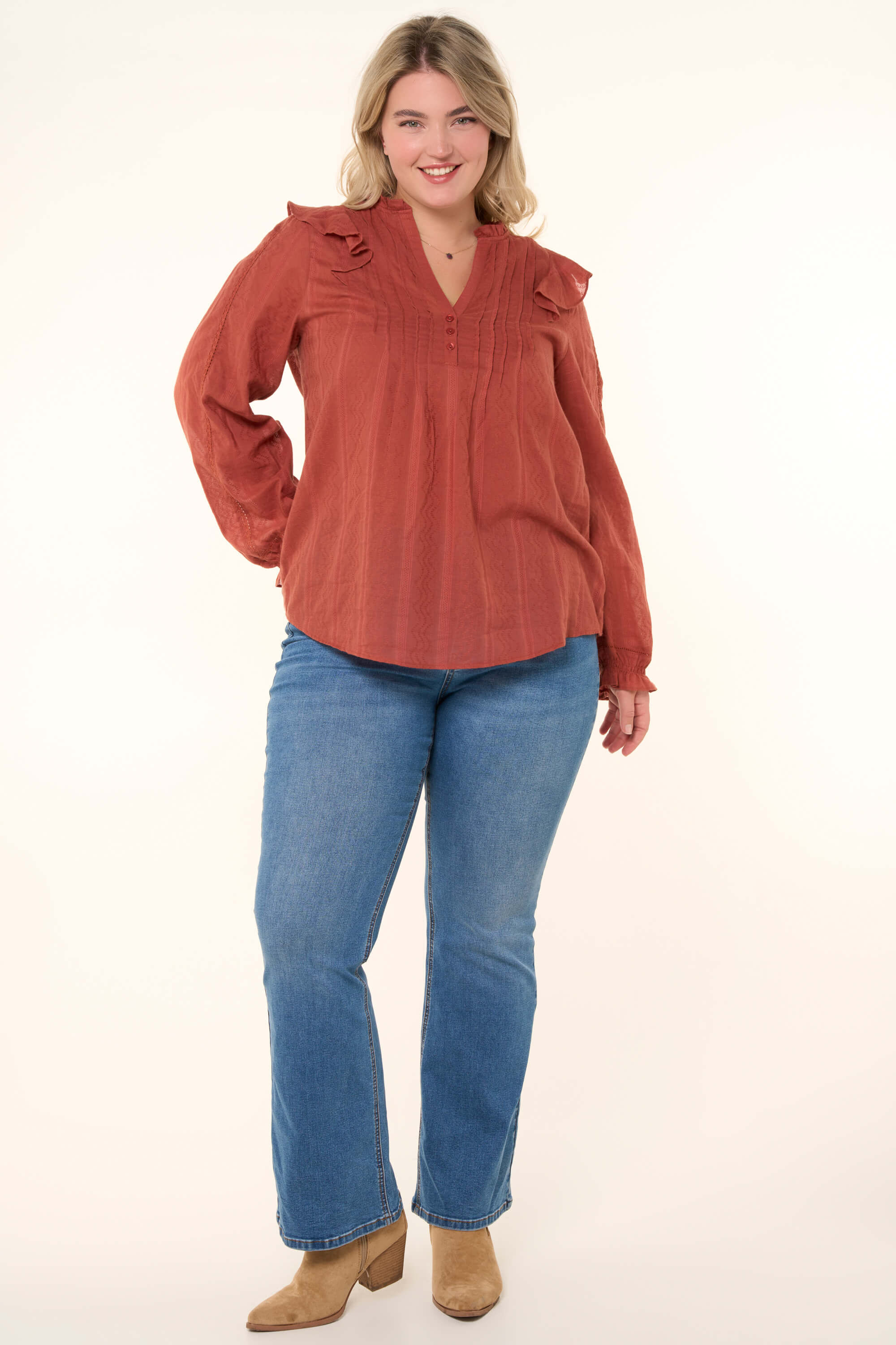 Blouse met ballonmouw image number 6