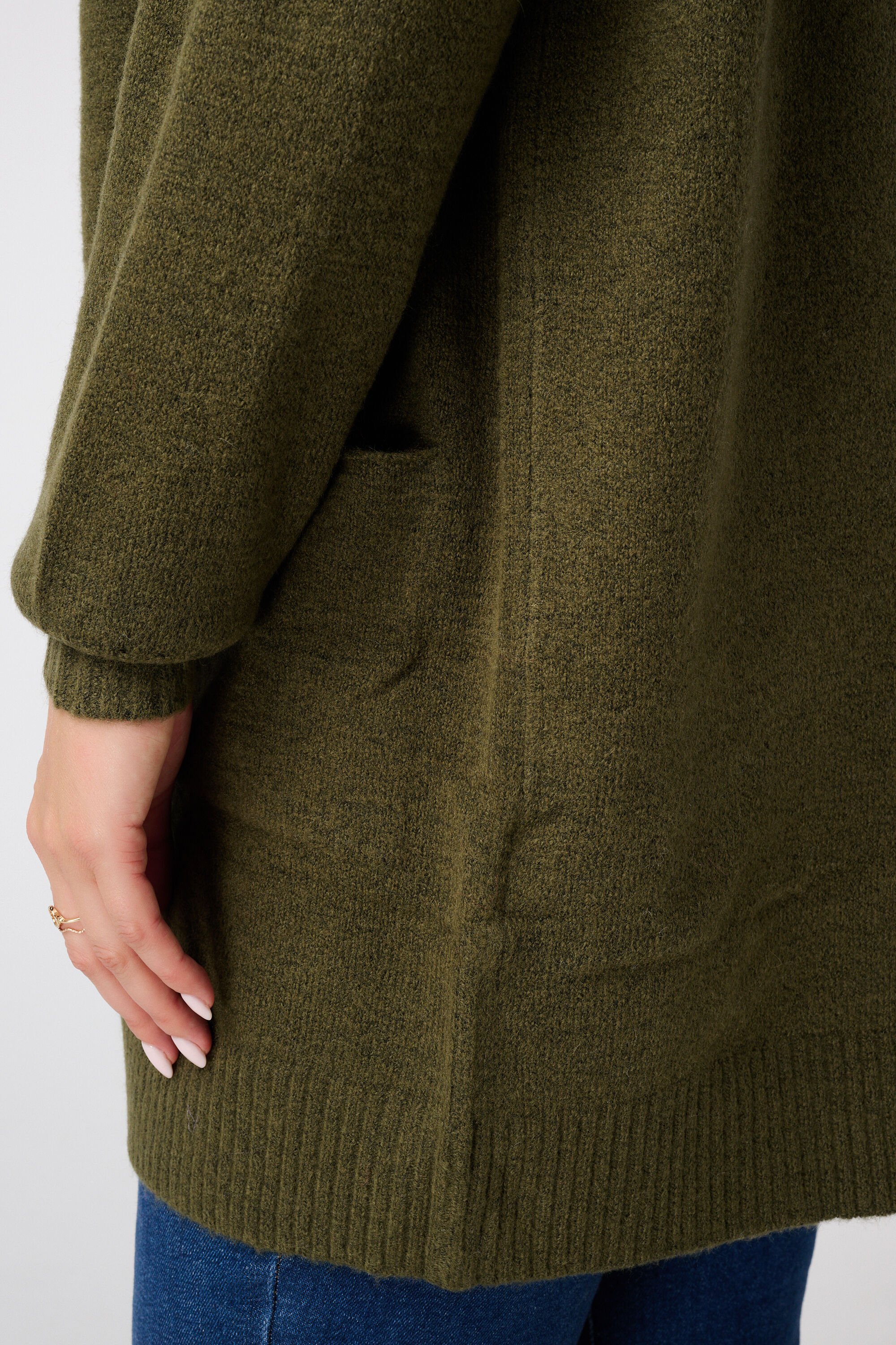 Halflang vest met steekzakken image number 6