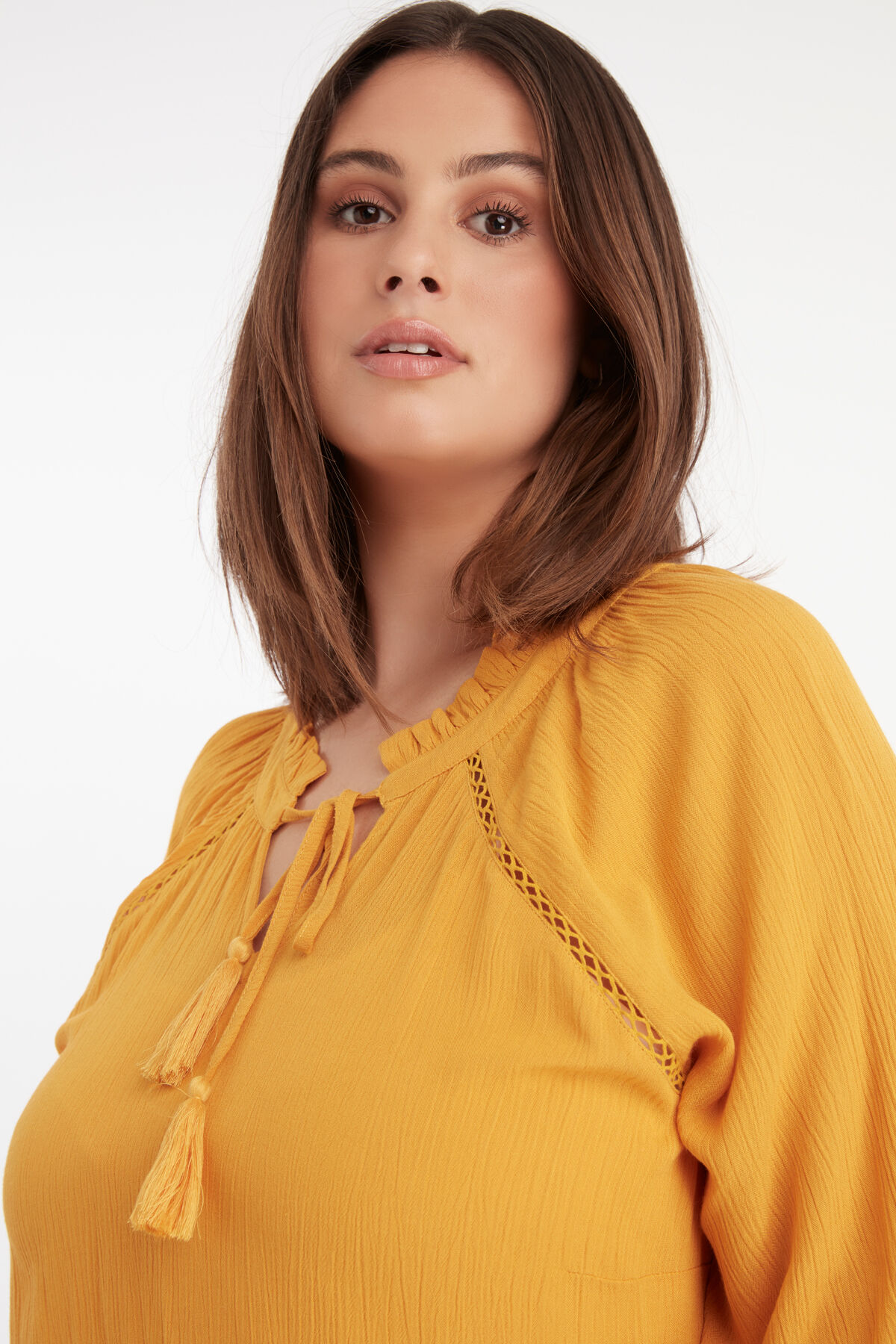 Blouse met opengewerkte details image number 3