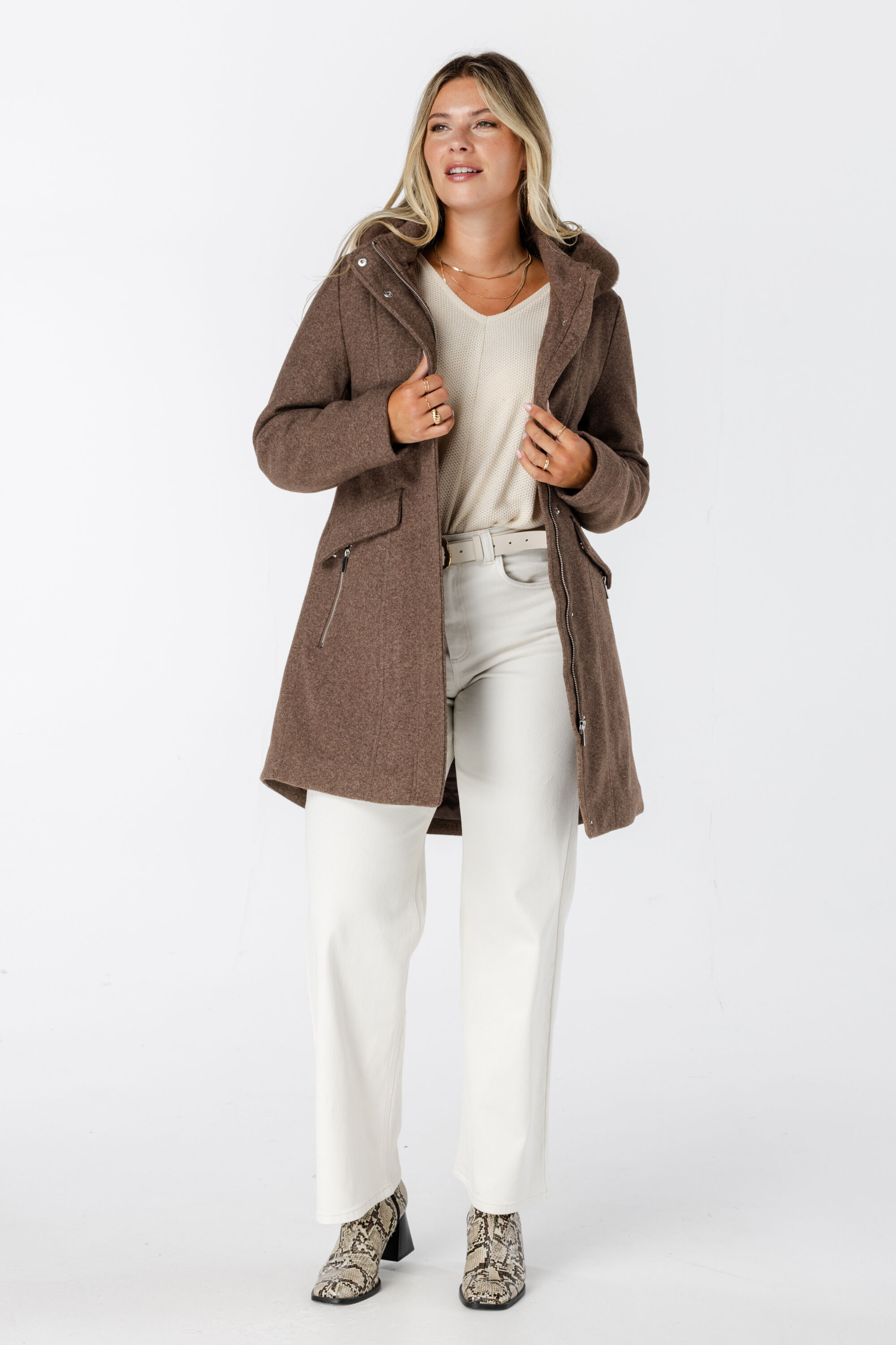 Gevoerde jas met ritssluiting image number 5