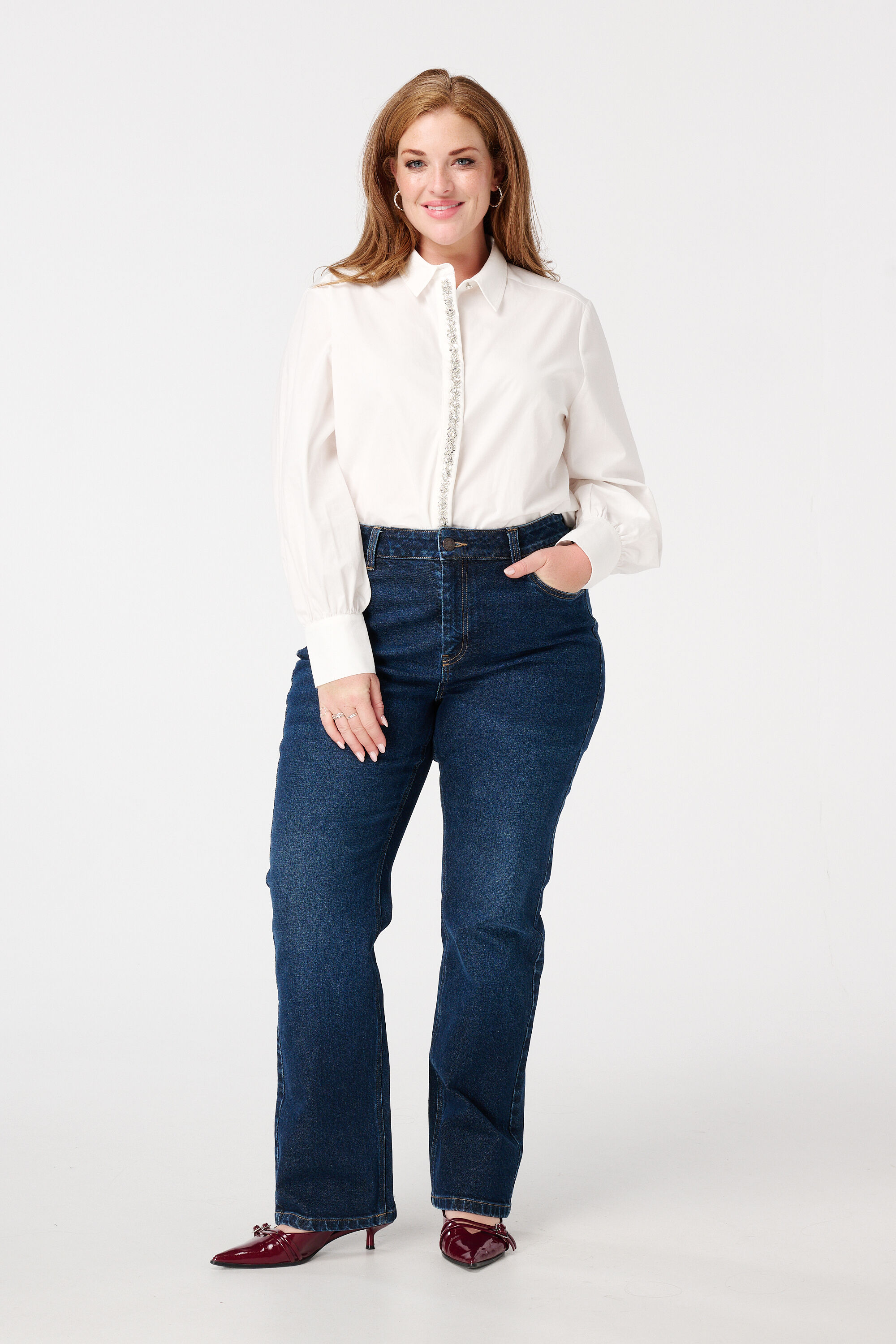 Blouse met stras image number 5