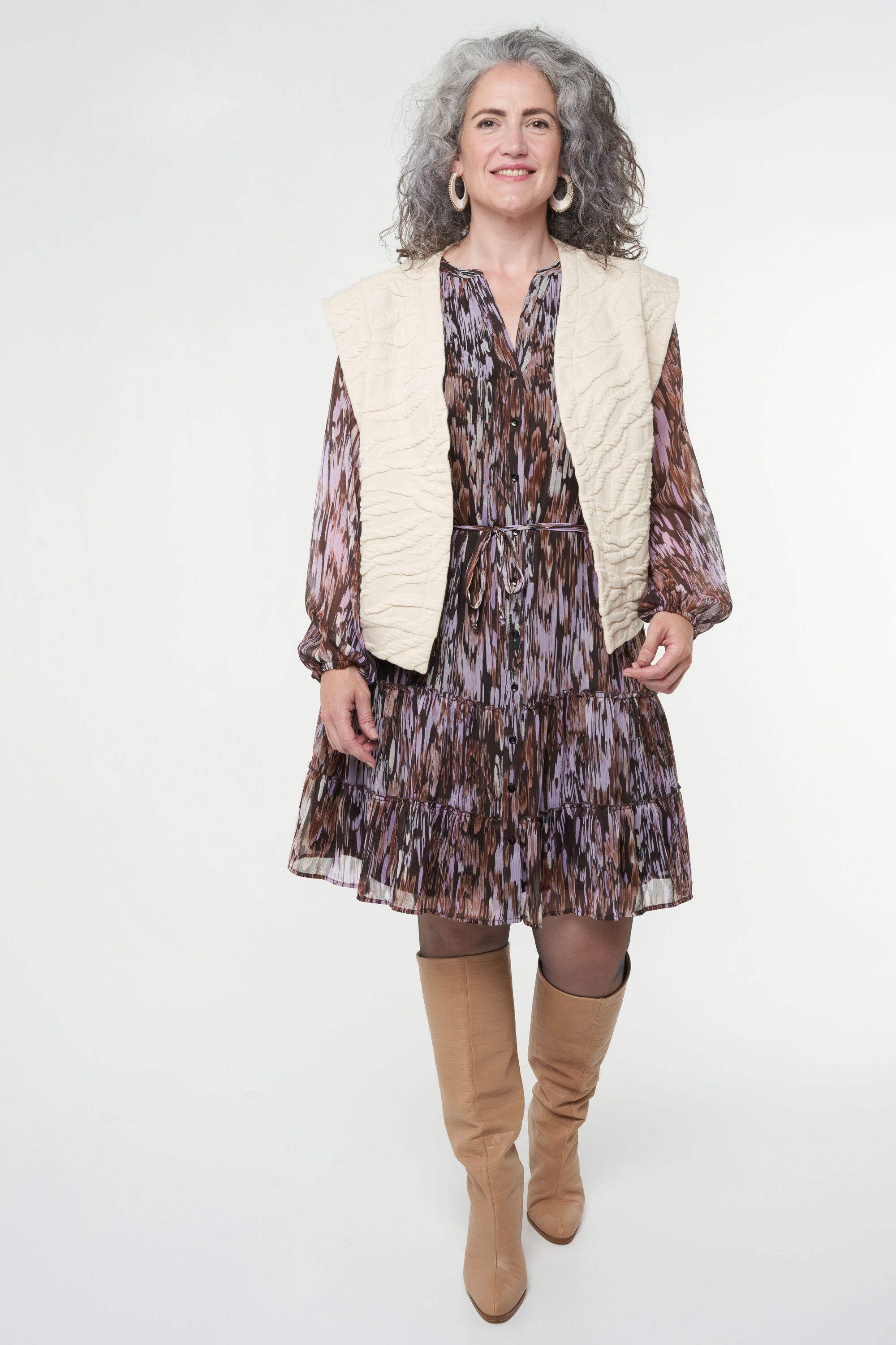 Jacquard gilet  image number 6