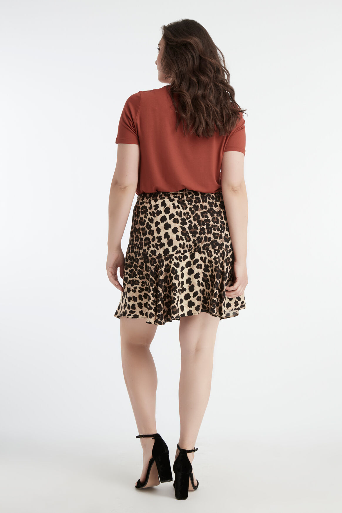 Skort met strik ceintuur image number 4