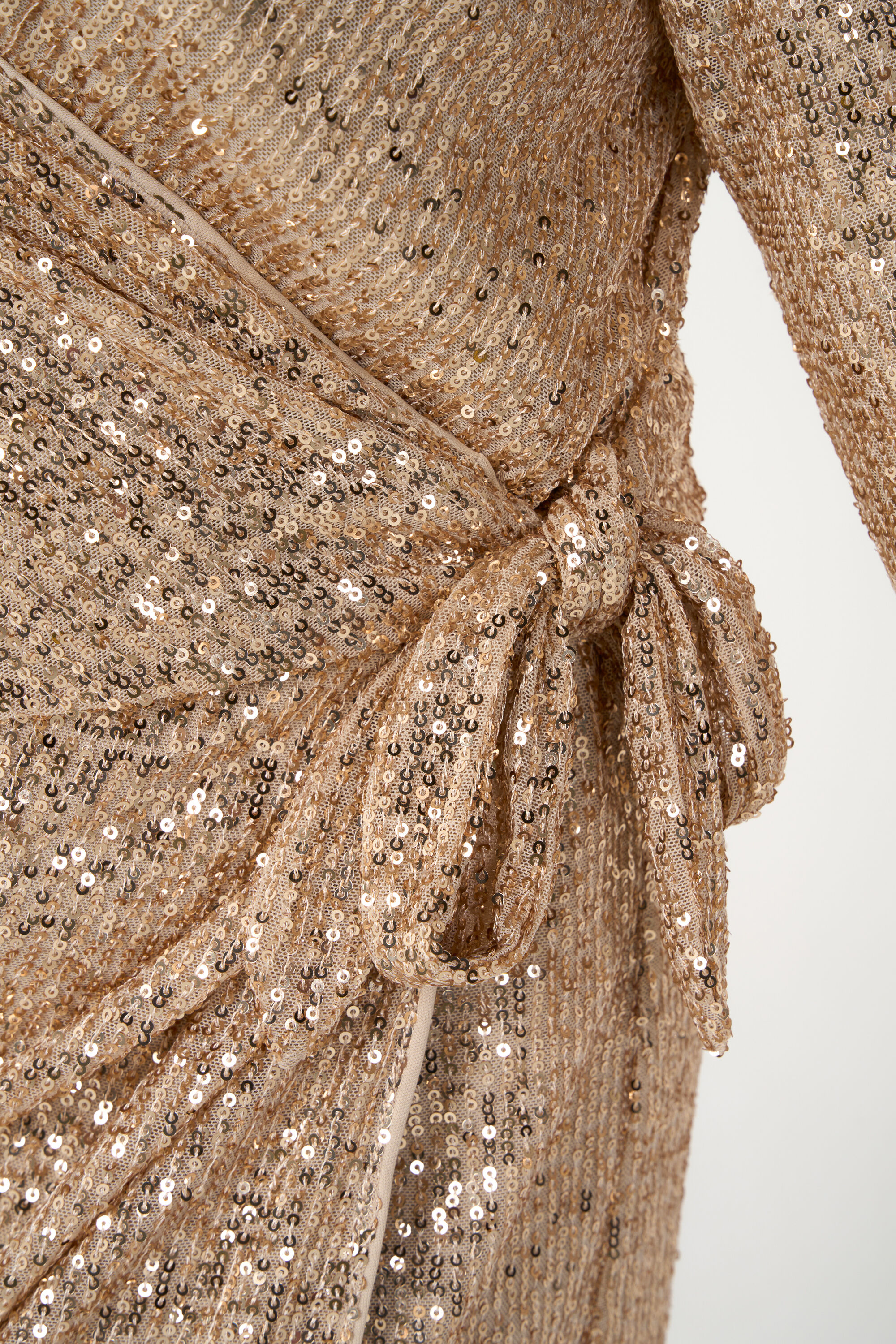 Jurk met glitter pailletten  image number 4