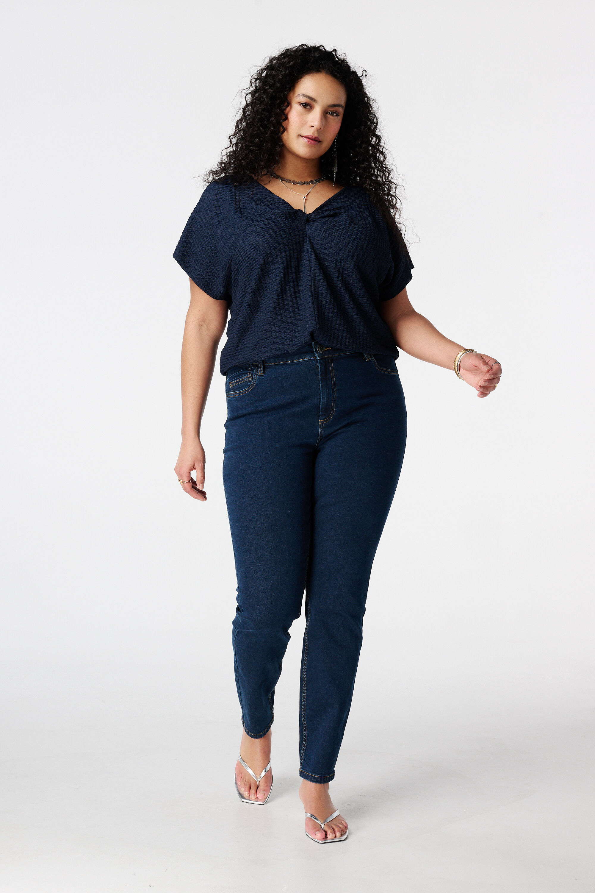 Slim leg jeans IRIS met stretch