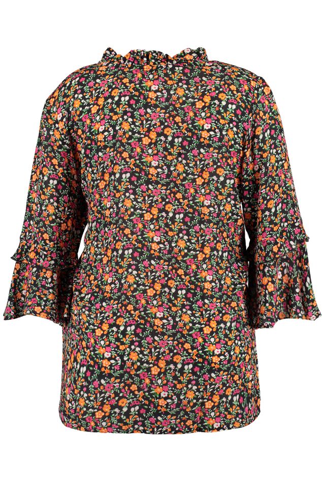 Blouse met volants en knoopjes image number 3