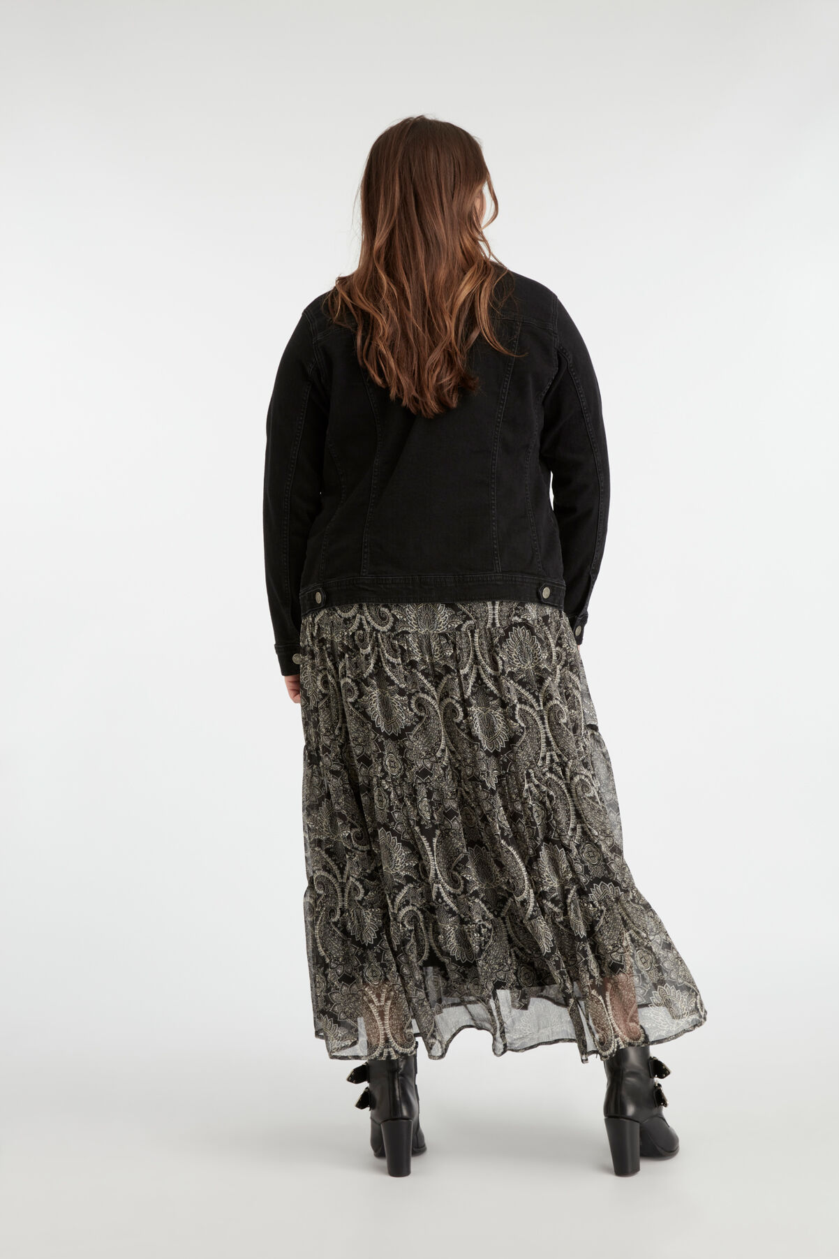 Zwart denim jasje image number 4