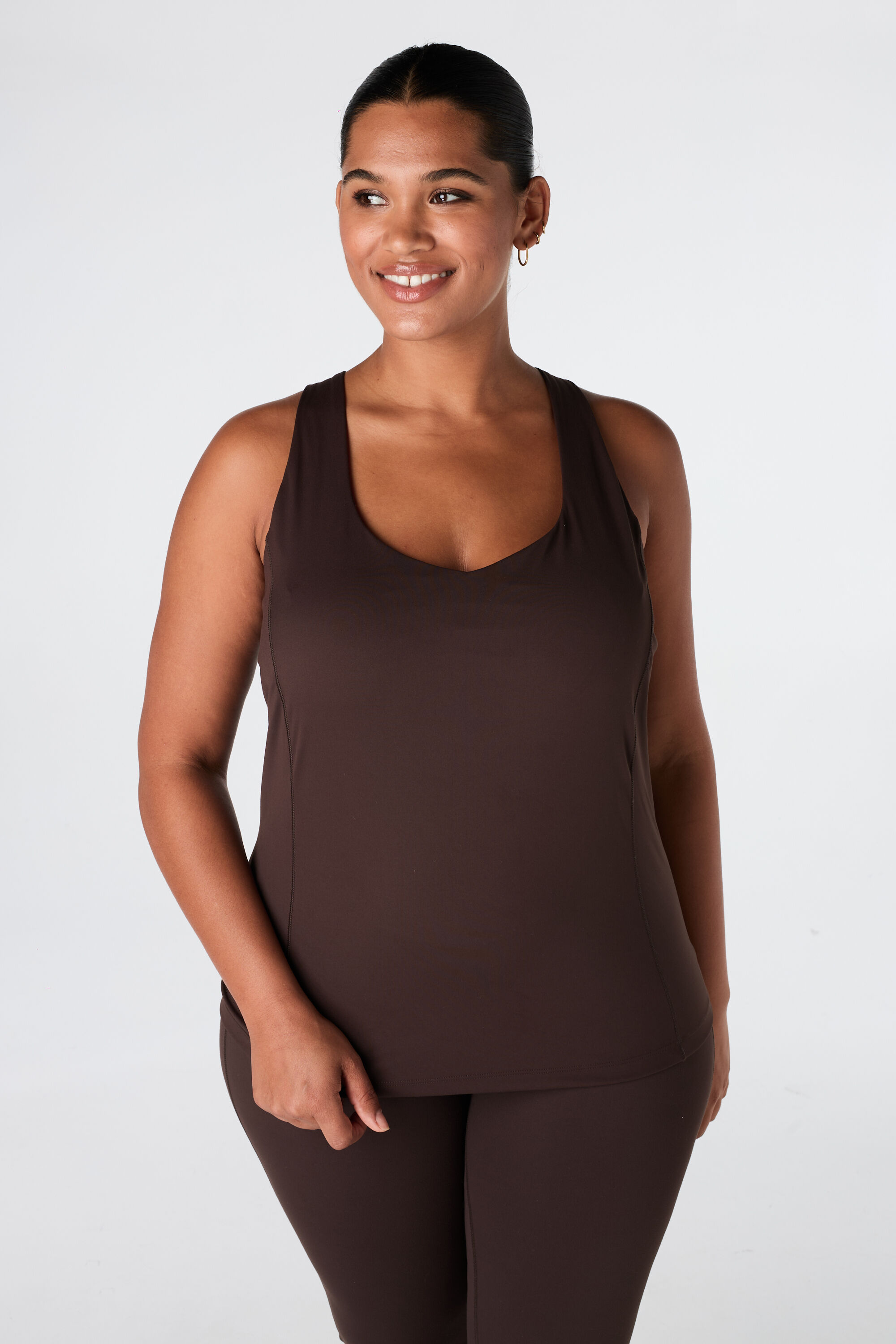 Sport singlet met ingebouwde bh image number 0