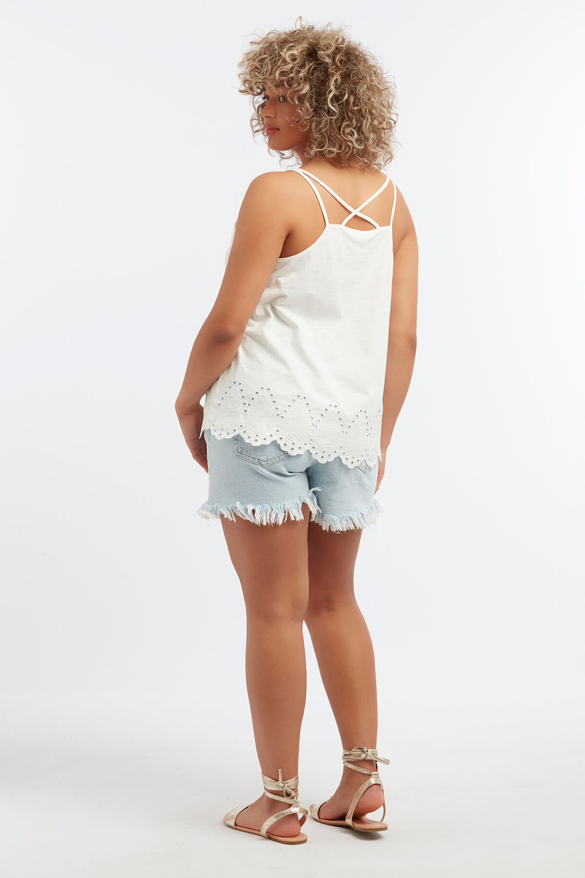 Top met embroidery image number 4