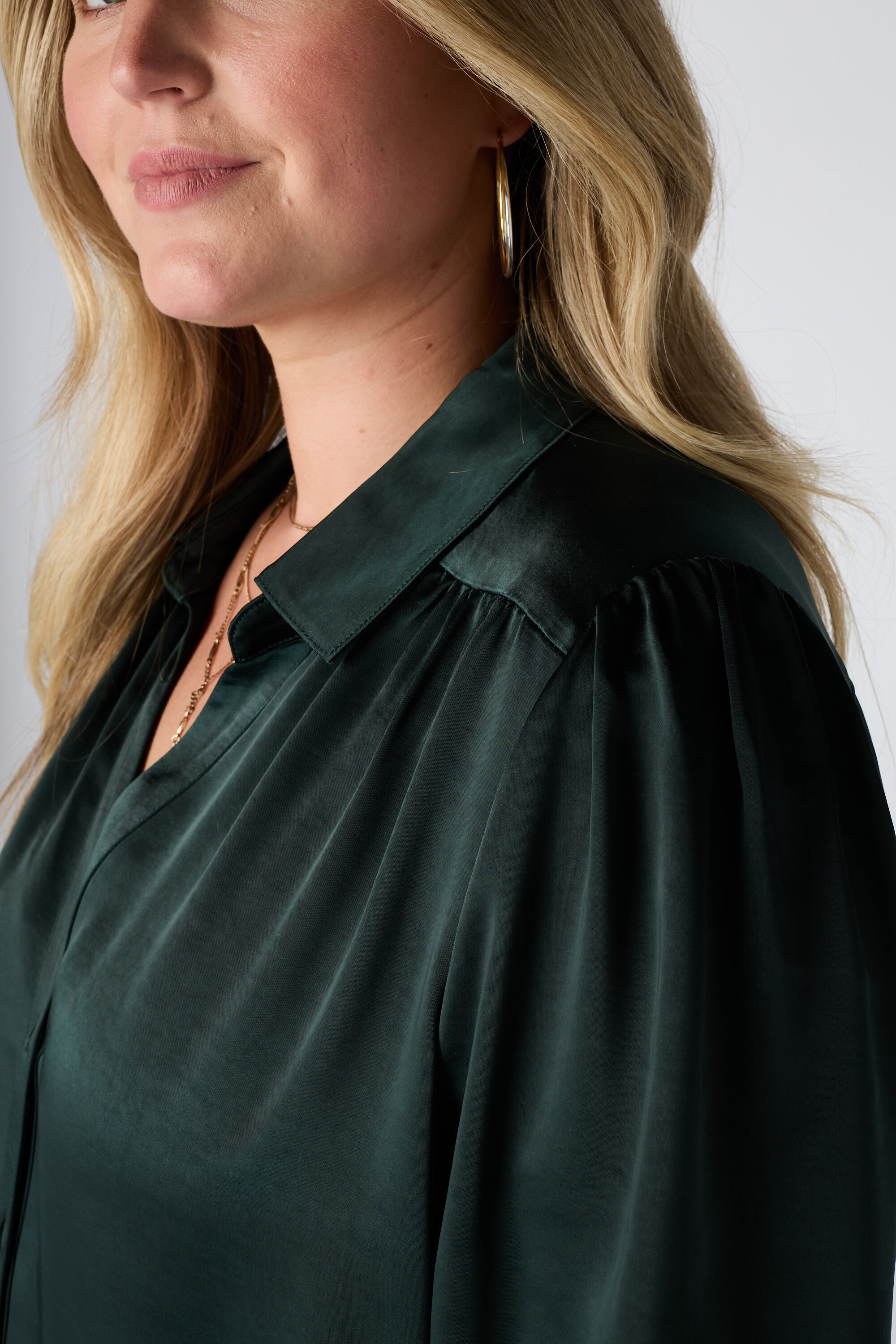 Blouse met satijnlook image number 6