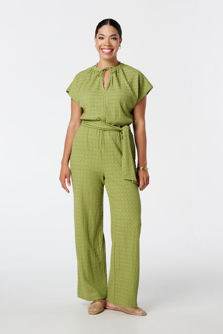 Jumpsuit met wijde pijpen Jumpsuit met wijde pijpen