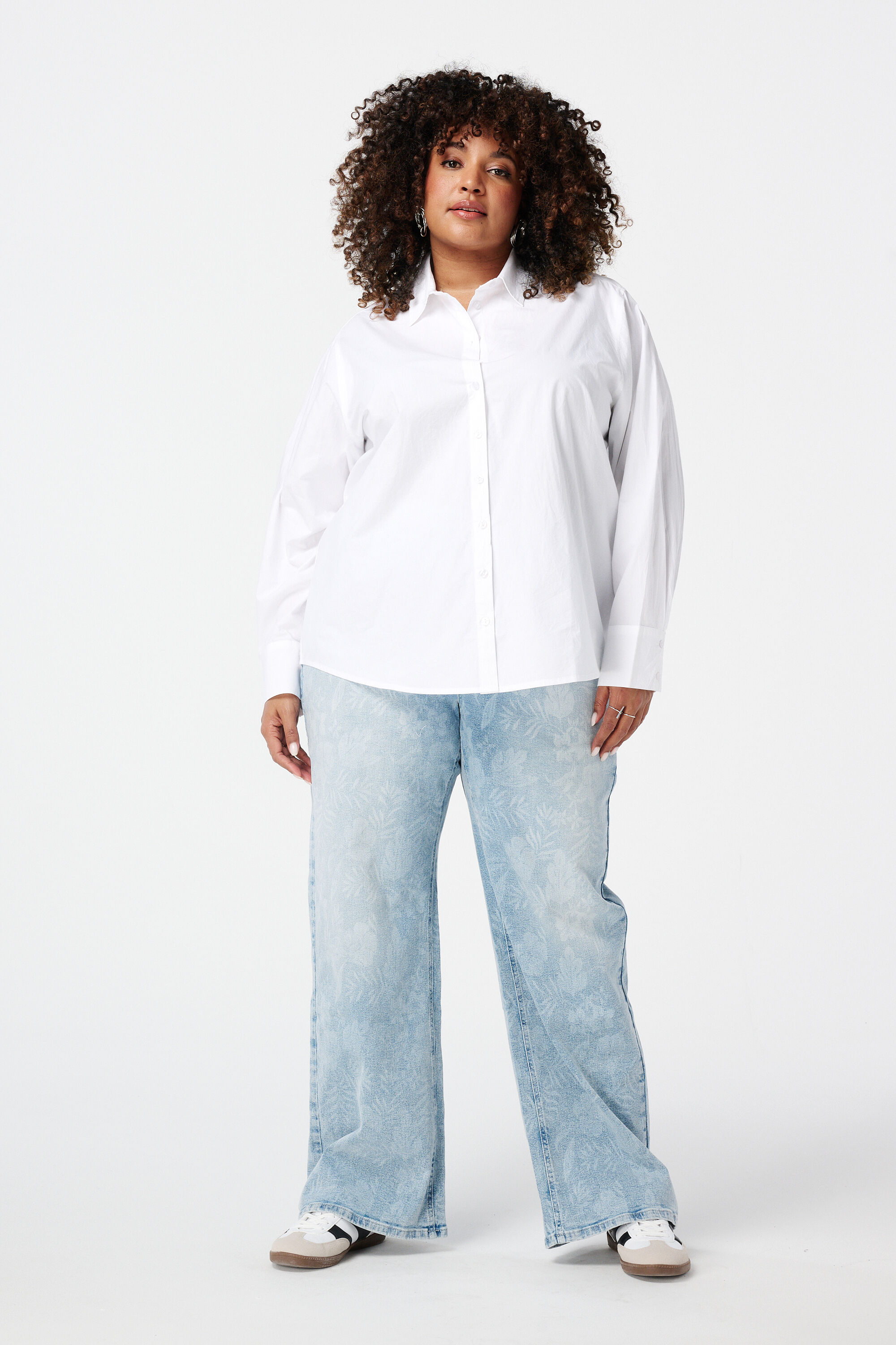 Ruimvallende overhemdblouse image number 5