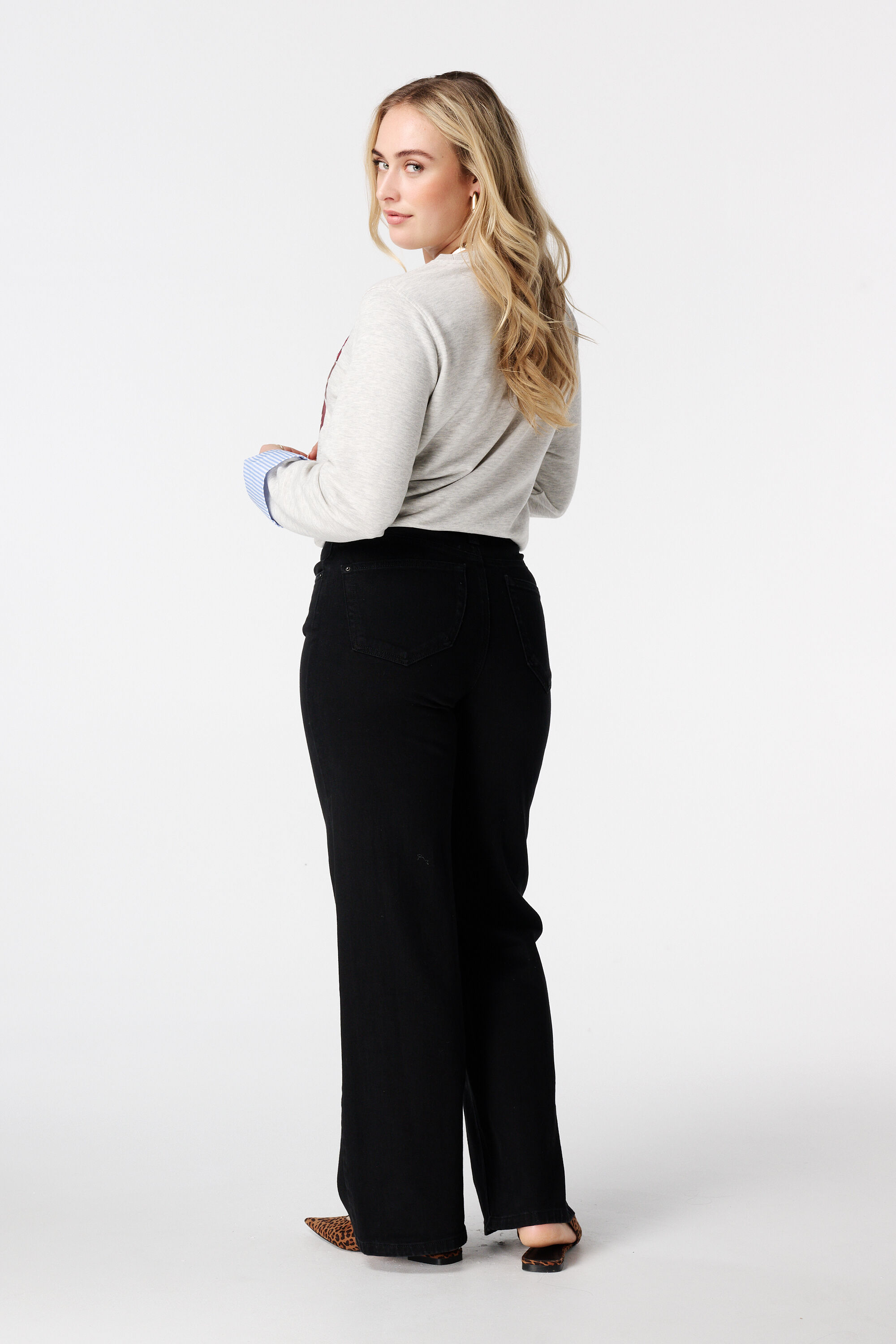 Wide leg jeans IVY image number 3