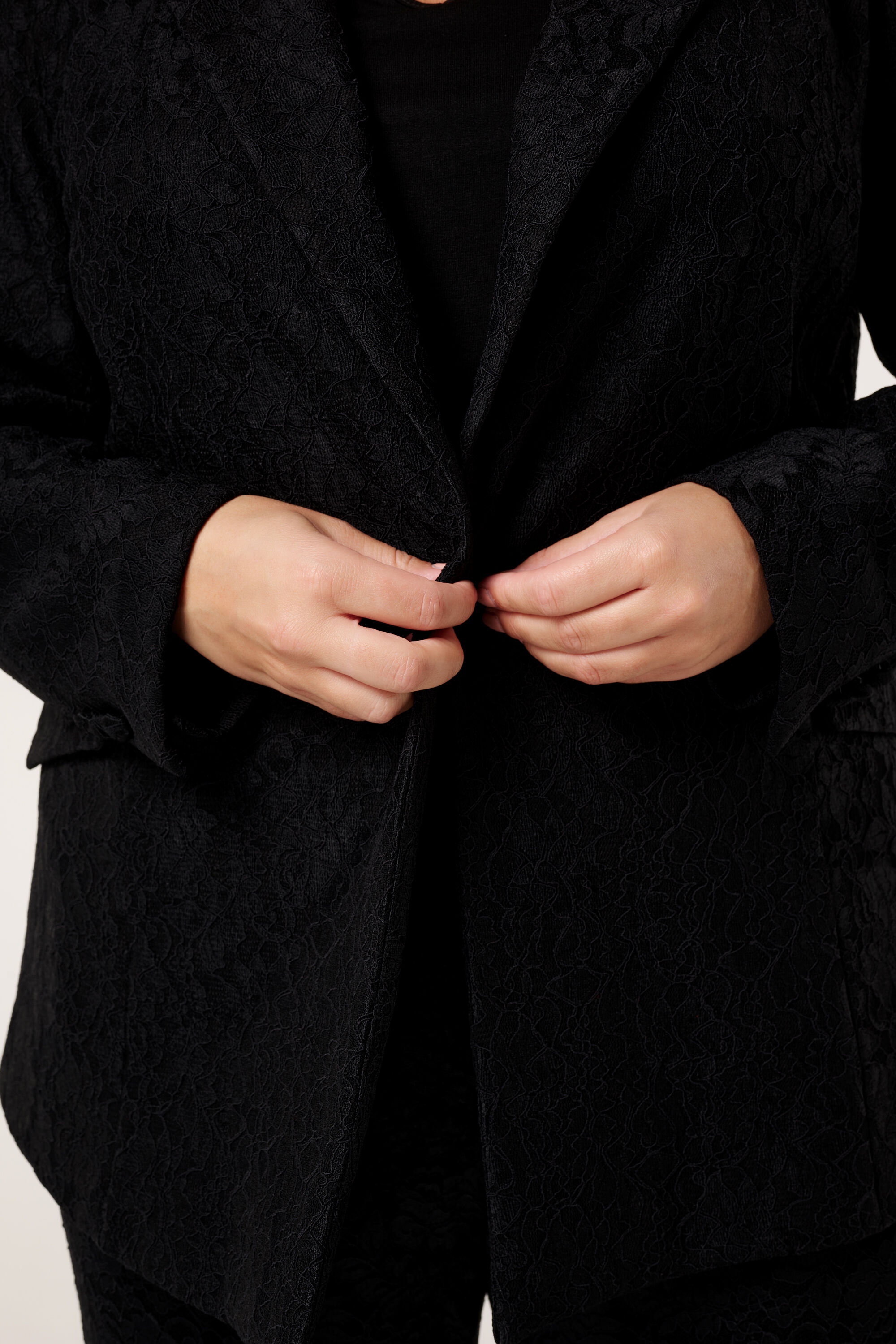 Blazer met kant image number 4