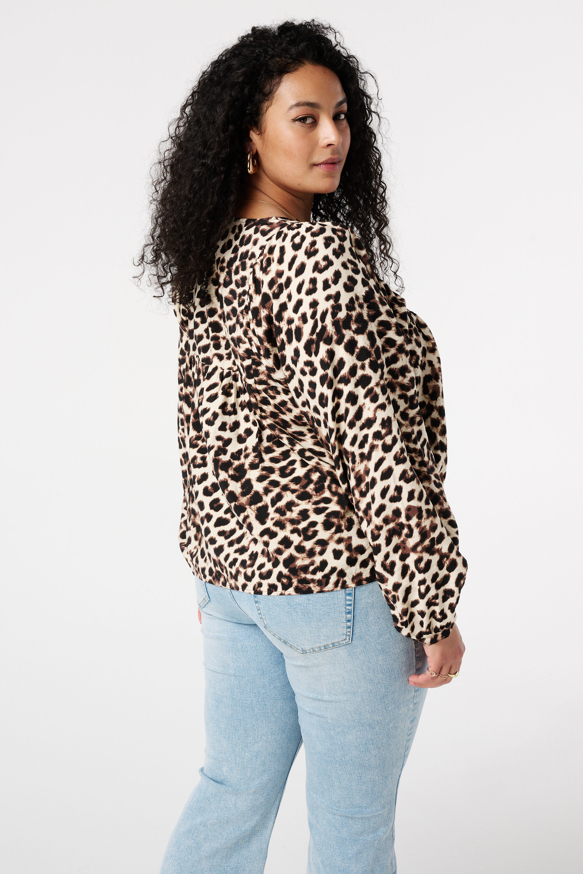 Blouse met strikdetail image number 3