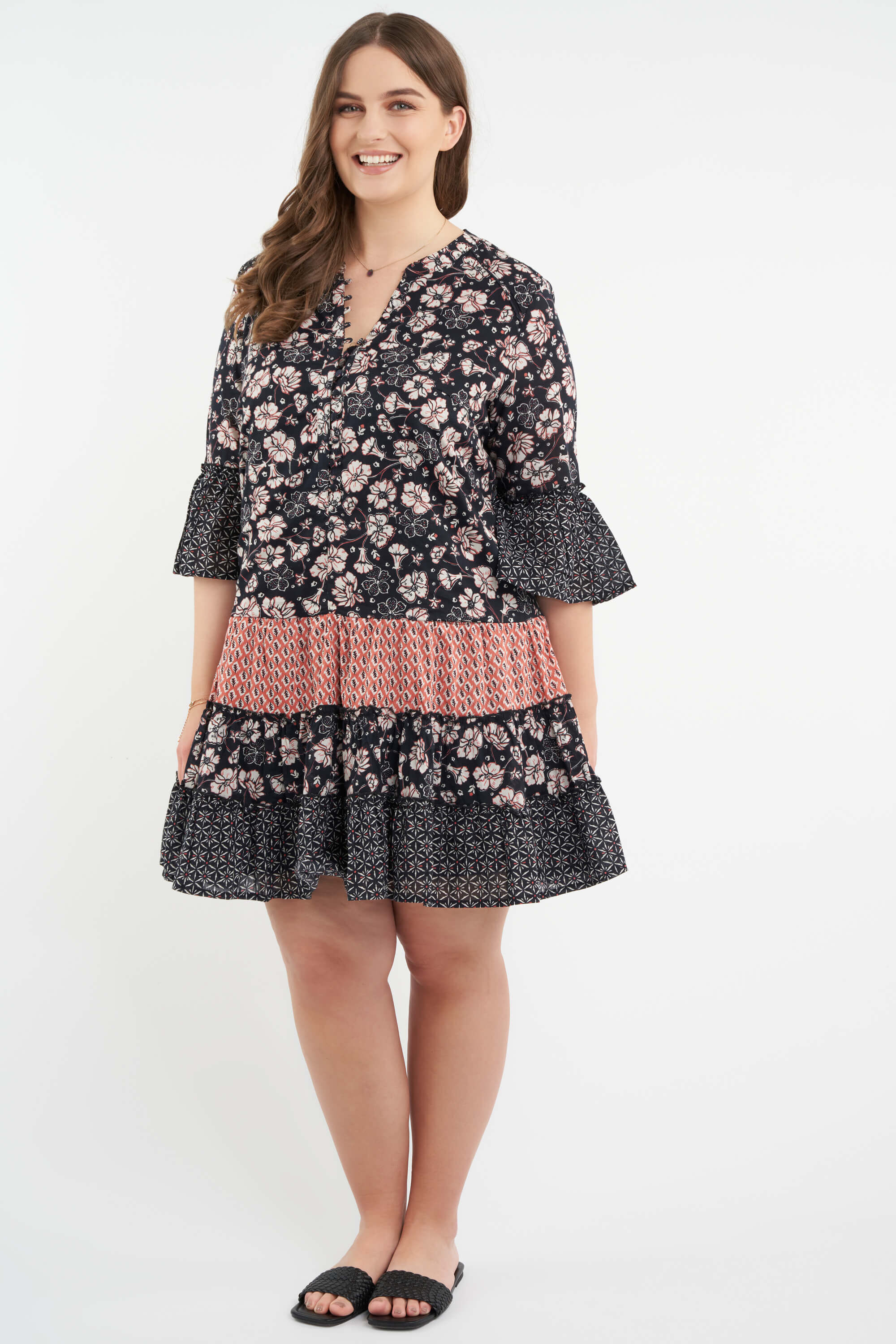 Jurk met print image number 5