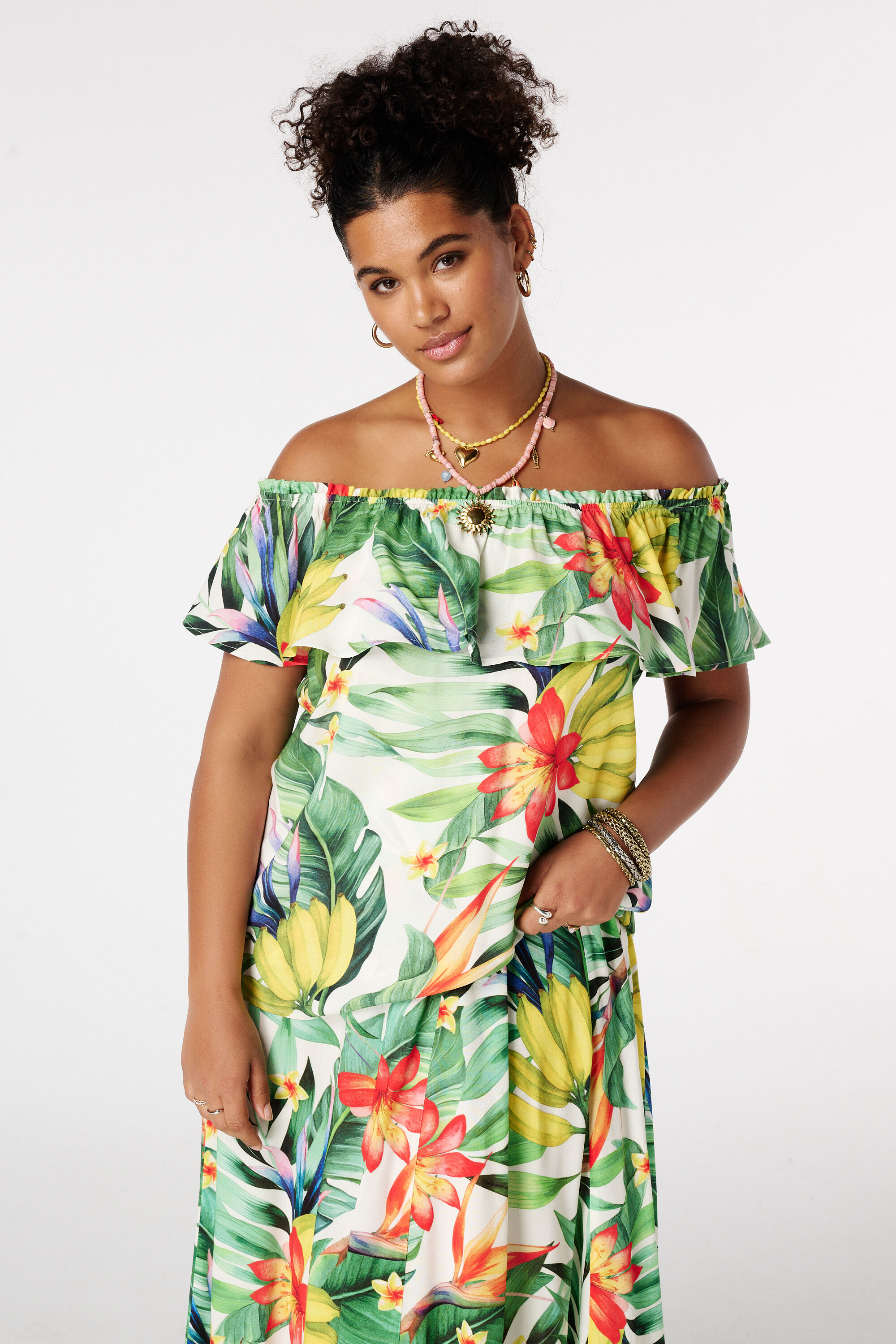 Off-shoulder blouse